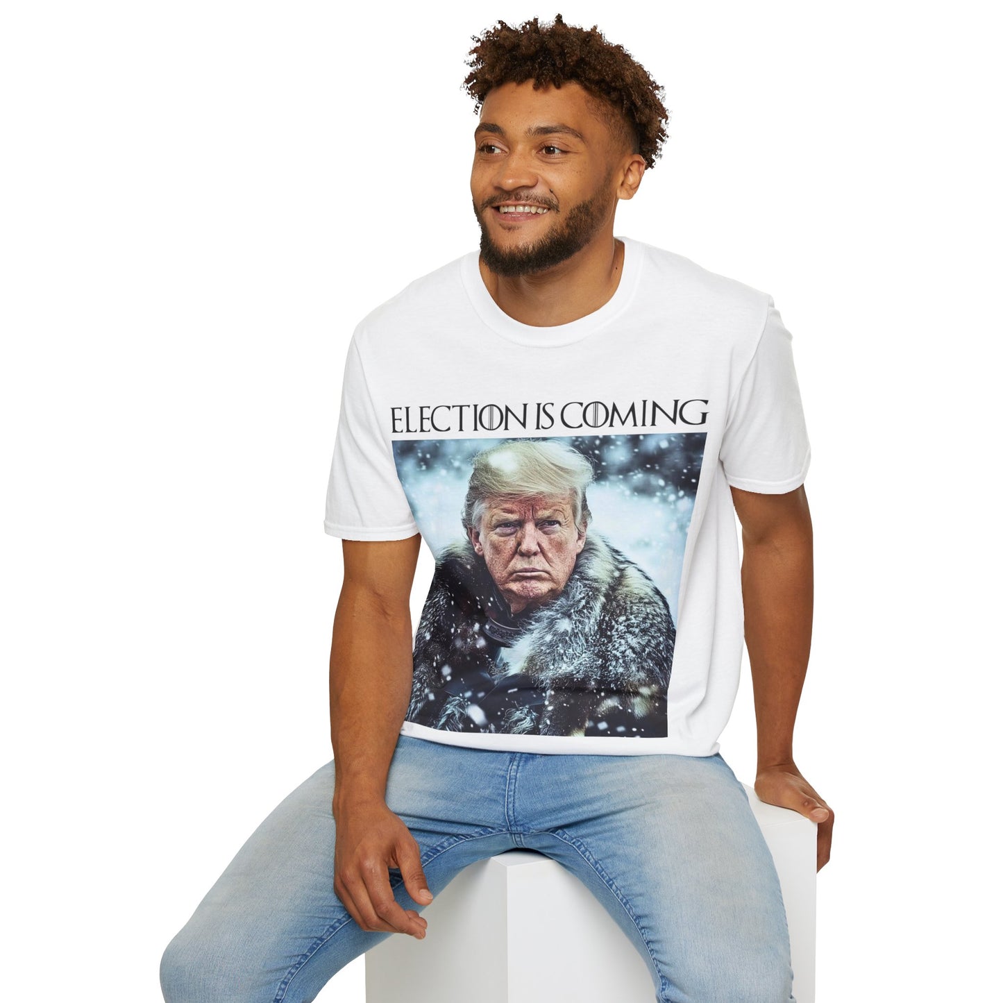 Donald Trump Election Is Coming Again T-shirt Light Blue