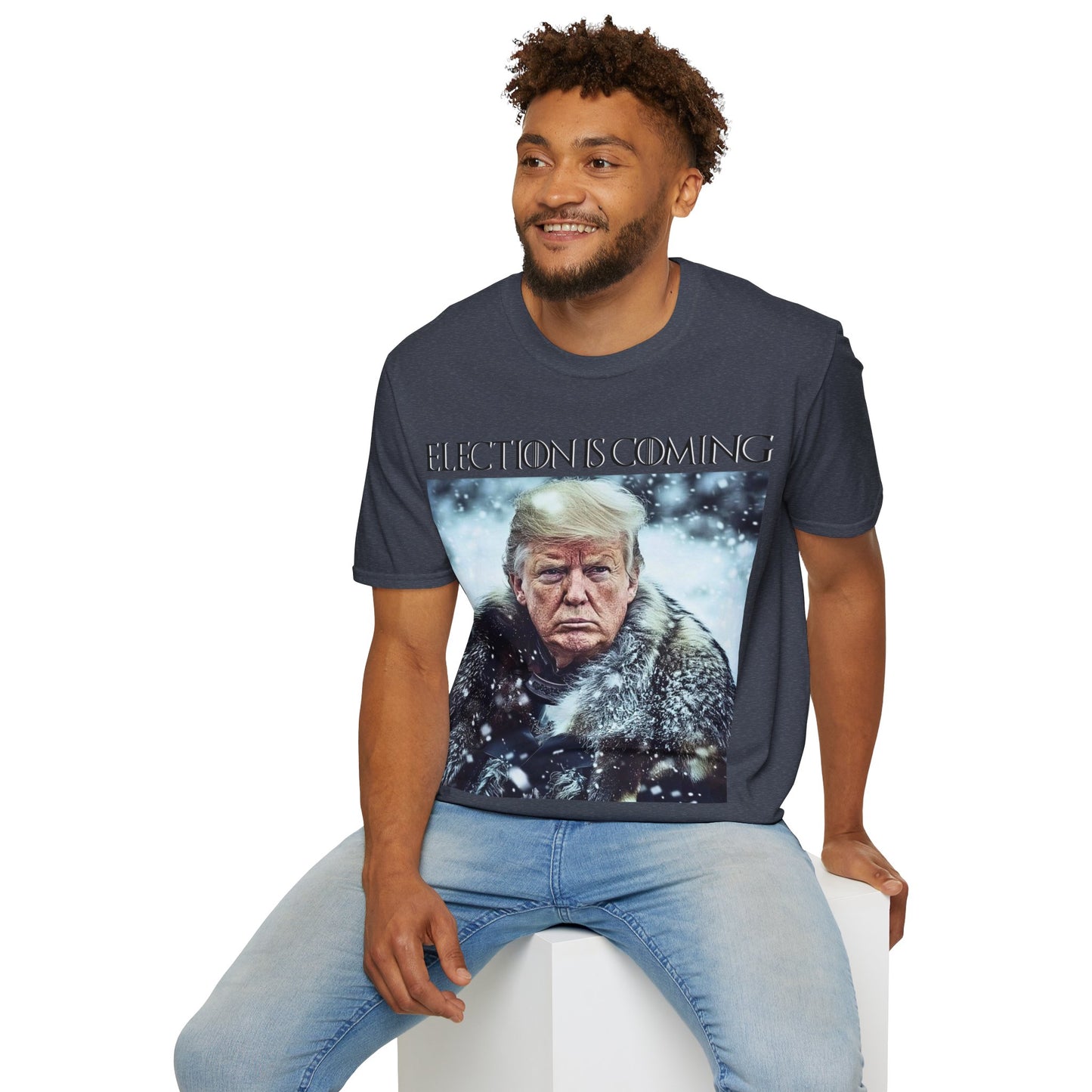 Donald Trump Election Is Coming Again T-shirt Light Blue