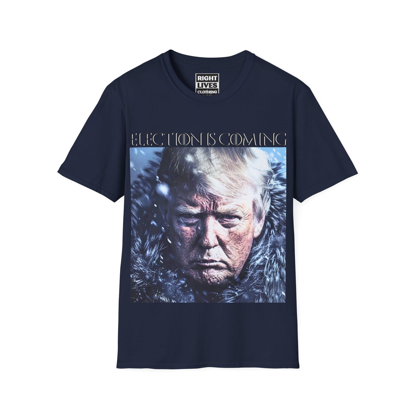 Election Is Coming Donald Trump T-Shirt Charcoal