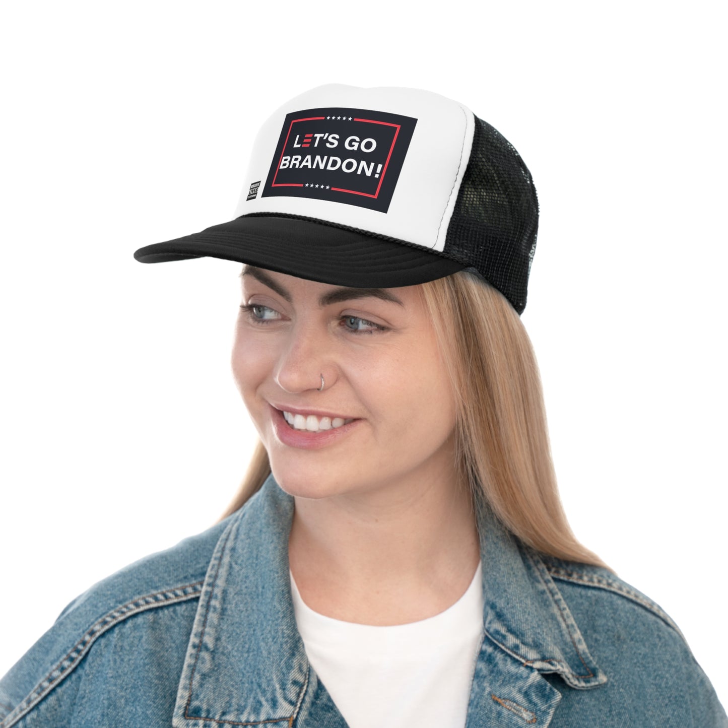 Lets Go Brandon Black - Trucker Caps