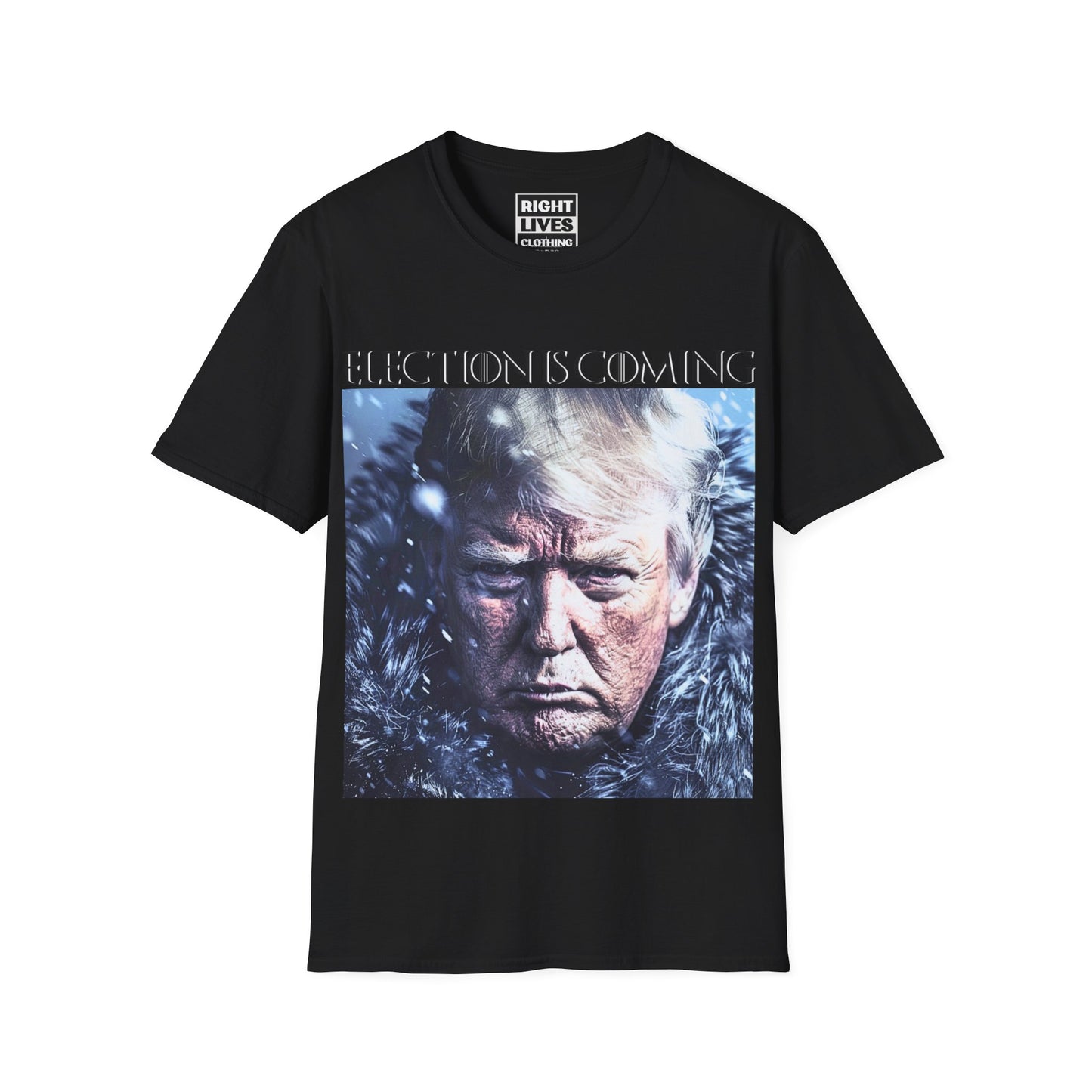 Election Is Coming Donald Trump T-Shirt Charcoal