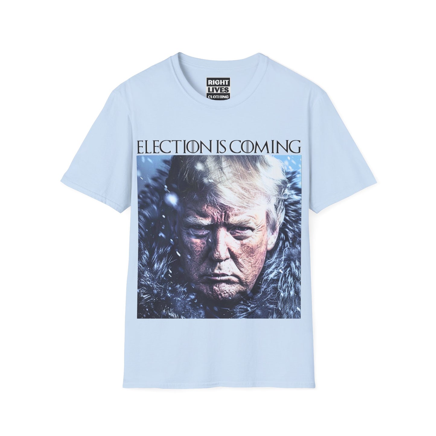Election Is Coming Donald Trump T-Shirt Charcoal