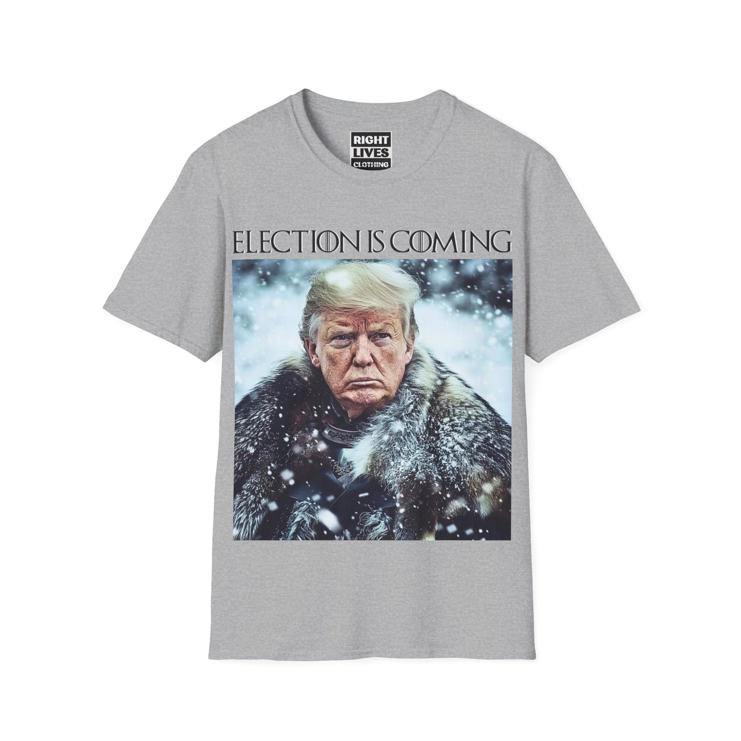 Donald Trump Election Is Coming Again T-shirt Light Blue