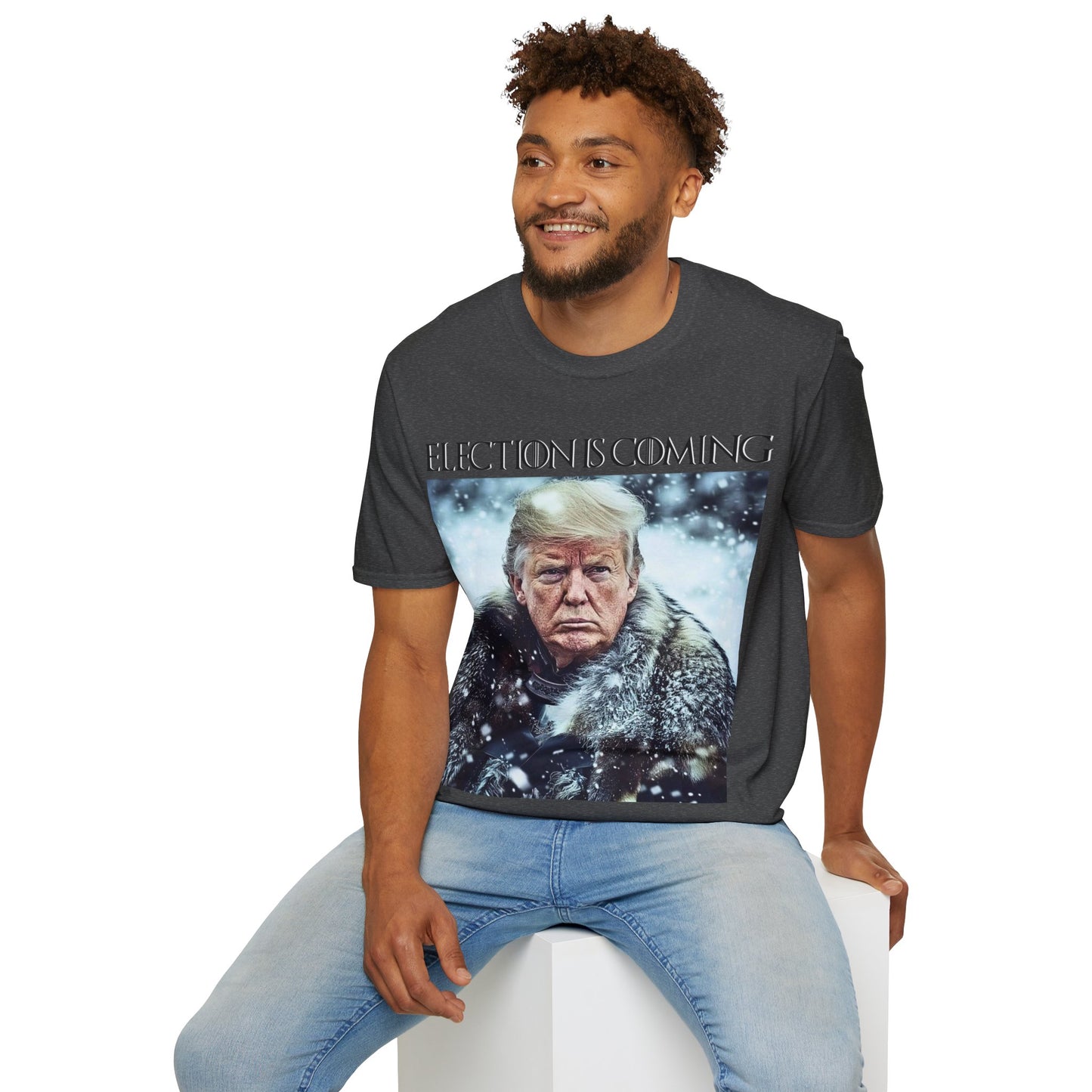 Donald Trump Election Is Coming Again T-shirt Light Blue