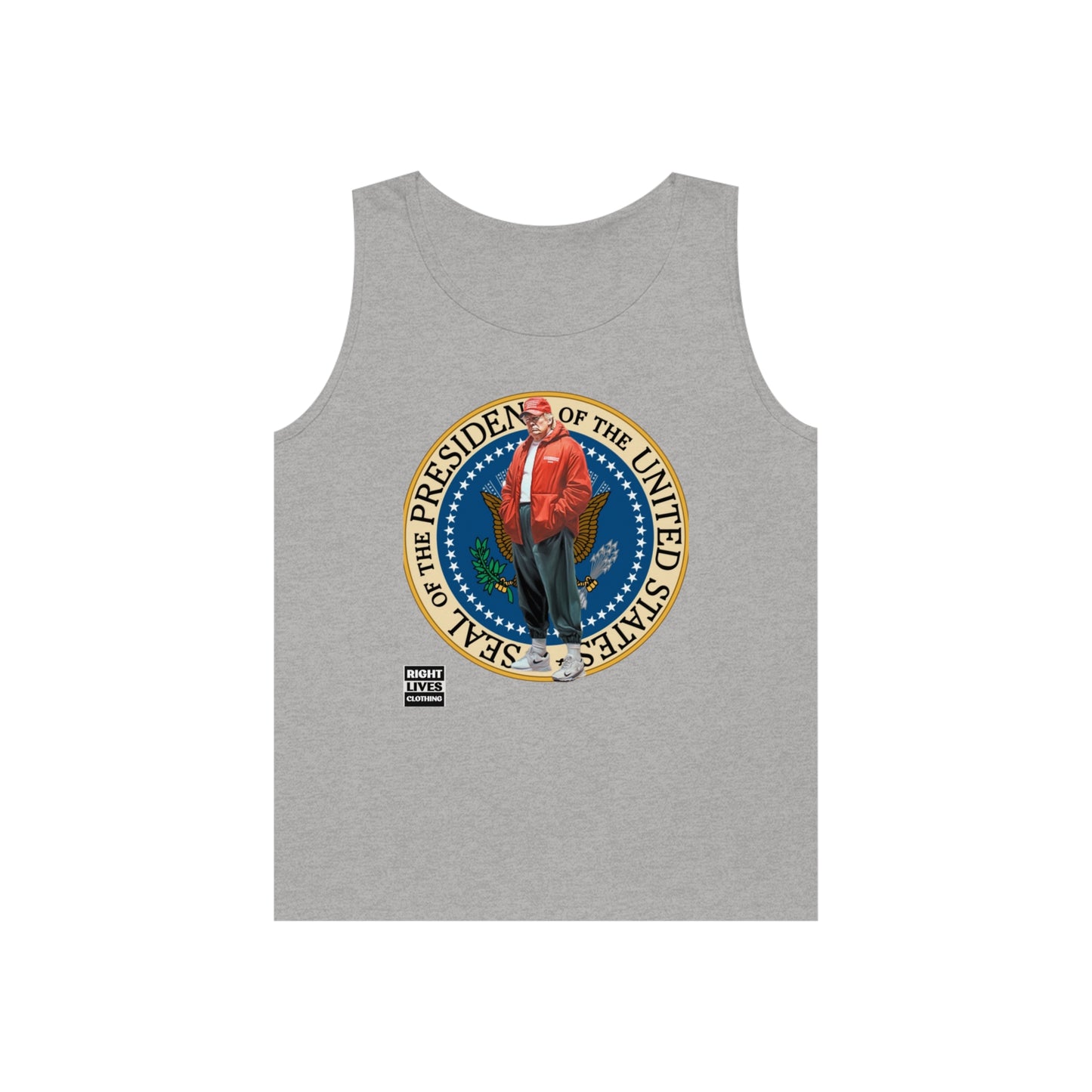 Supreme Donald Trump Pressy Seal Cotton Tank Top