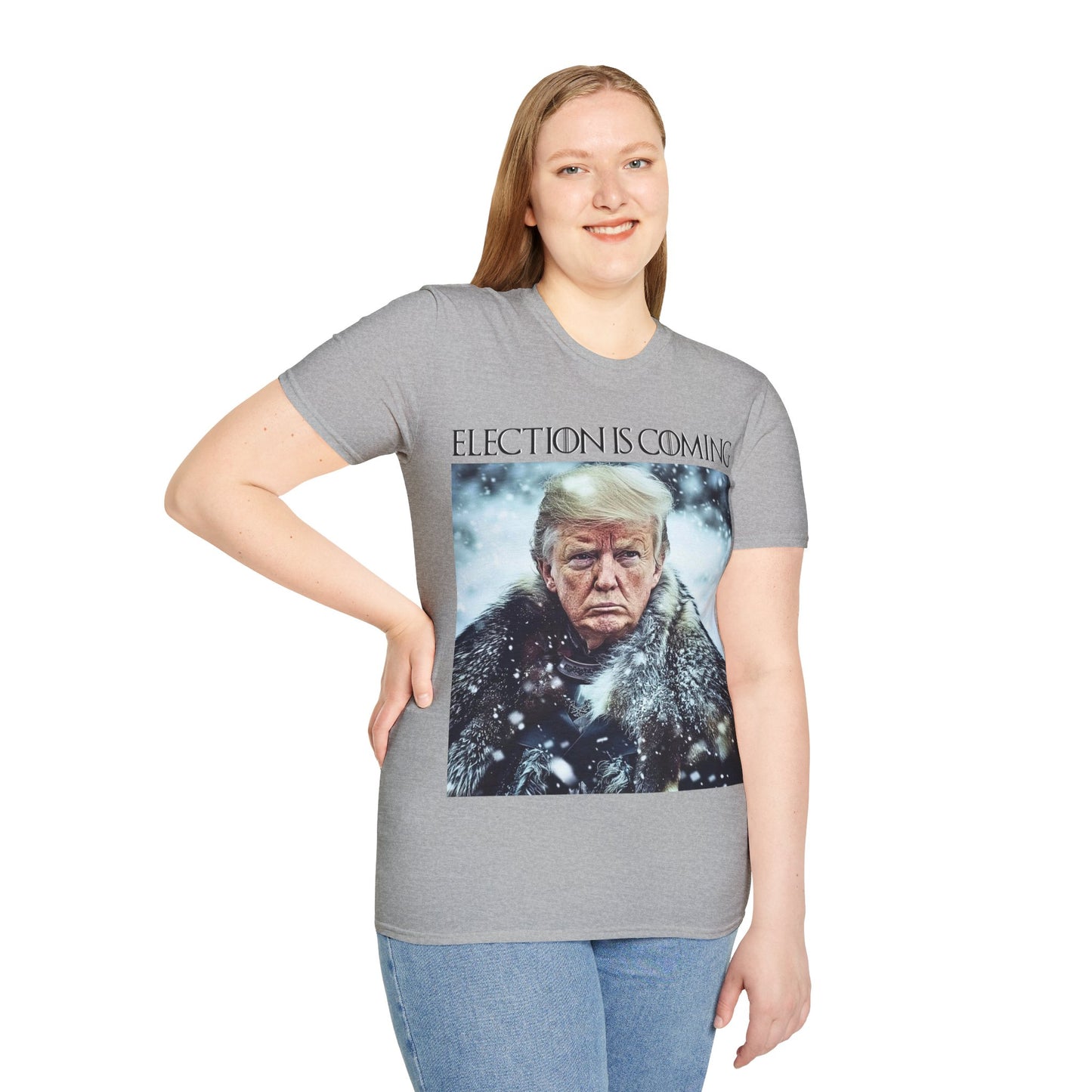 Donald Trump Election Is Coming Again T-shirt Light Blue