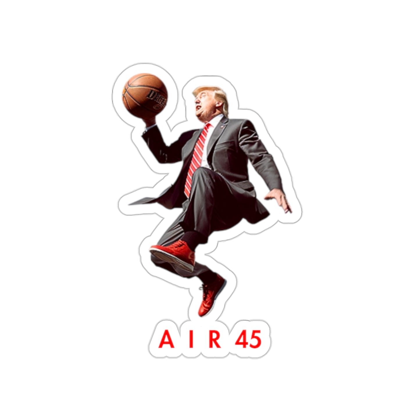 Air DT Free Throw Dunk Die-Cut Stickers