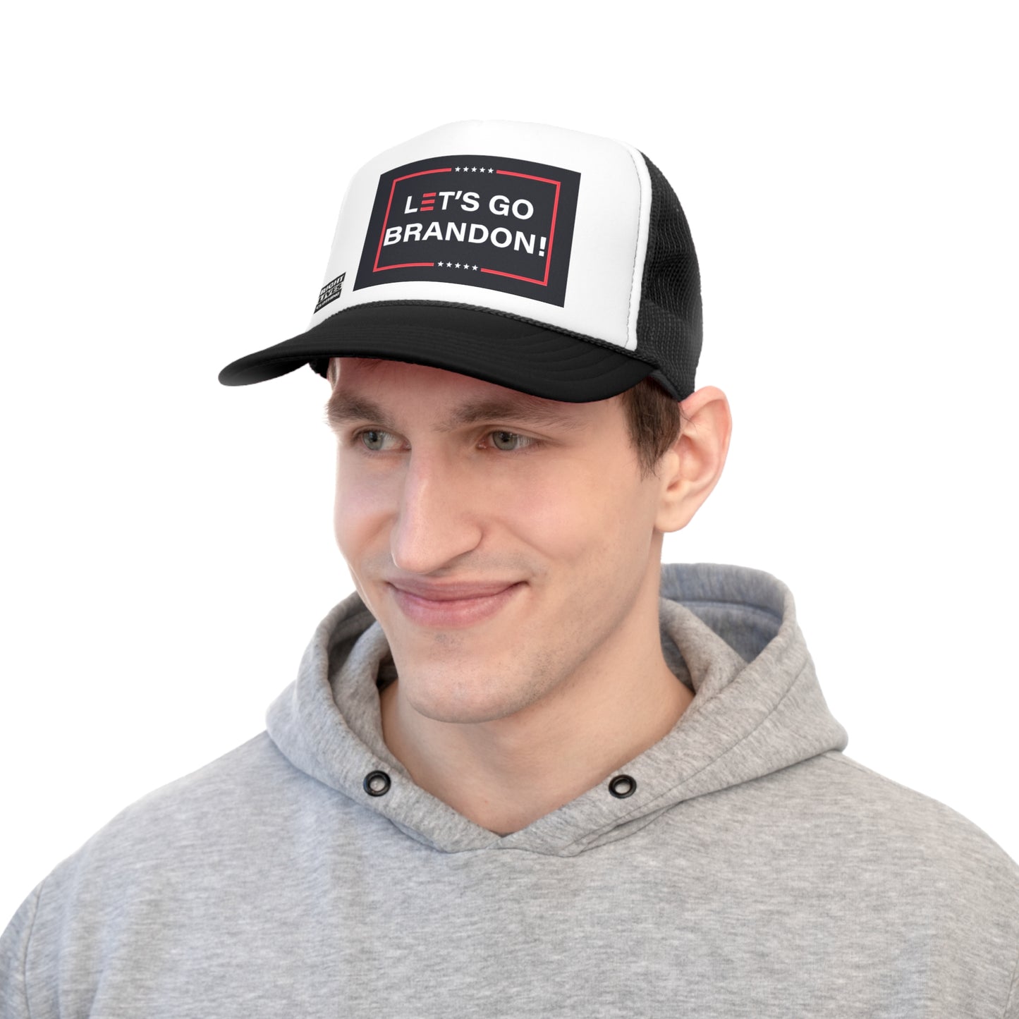 Lets Go Brandon Black - Trucker Caps