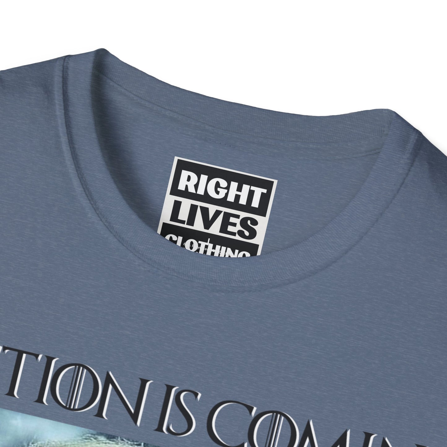 Donald Trump Election Is Coming Again T-shirt Light Blue
