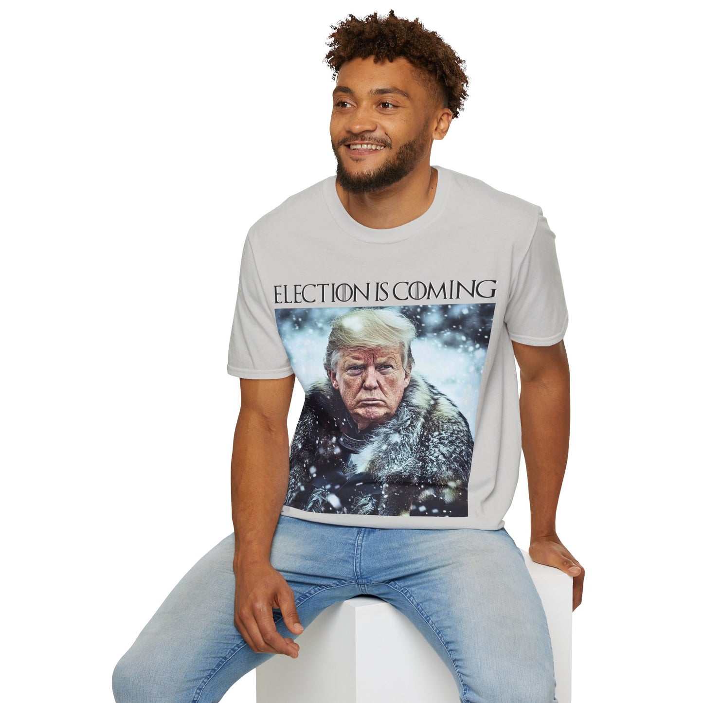 Donald Trump Election Is Coming Again T-shirt Light Blue