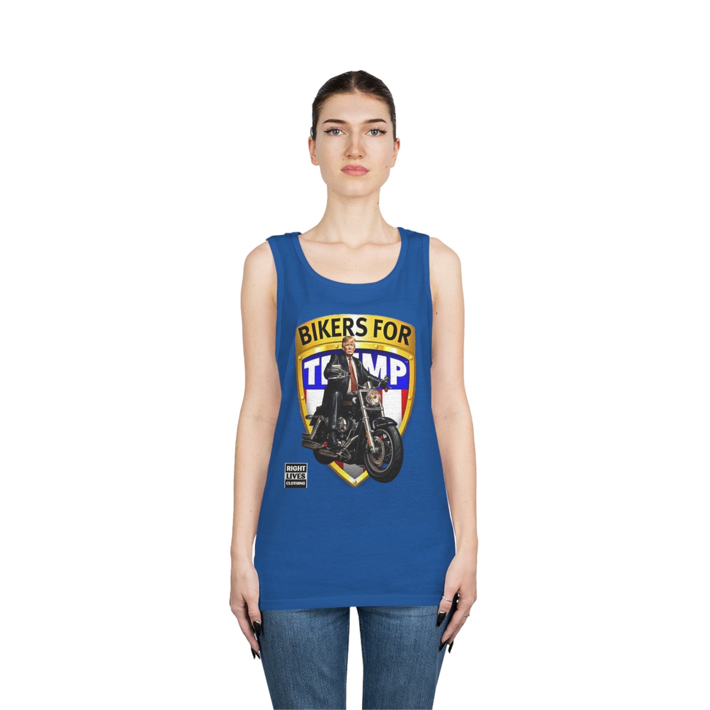 Bikers For Donald Trump Cotton Tank Top