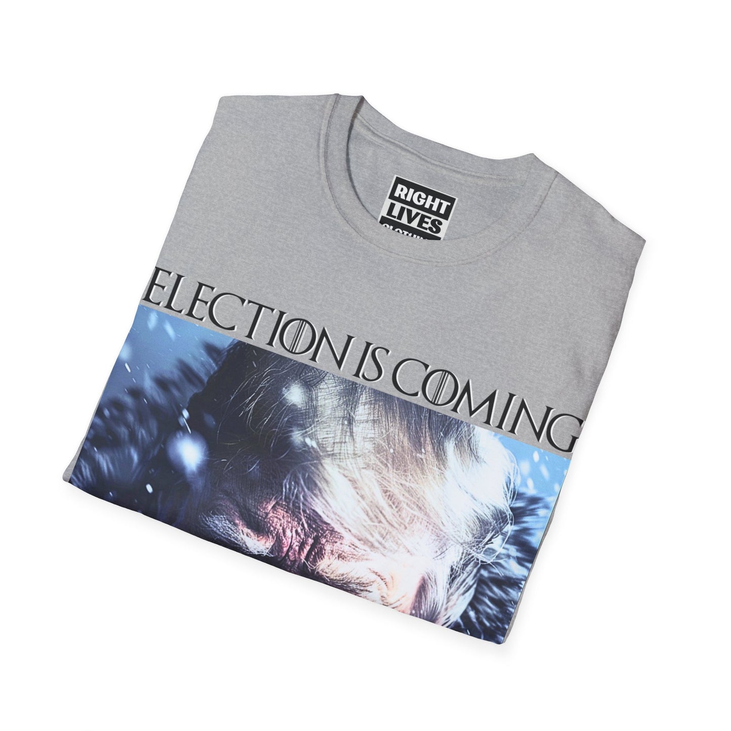 Election Is Coming Donald Trump T-Shirt Charcoal