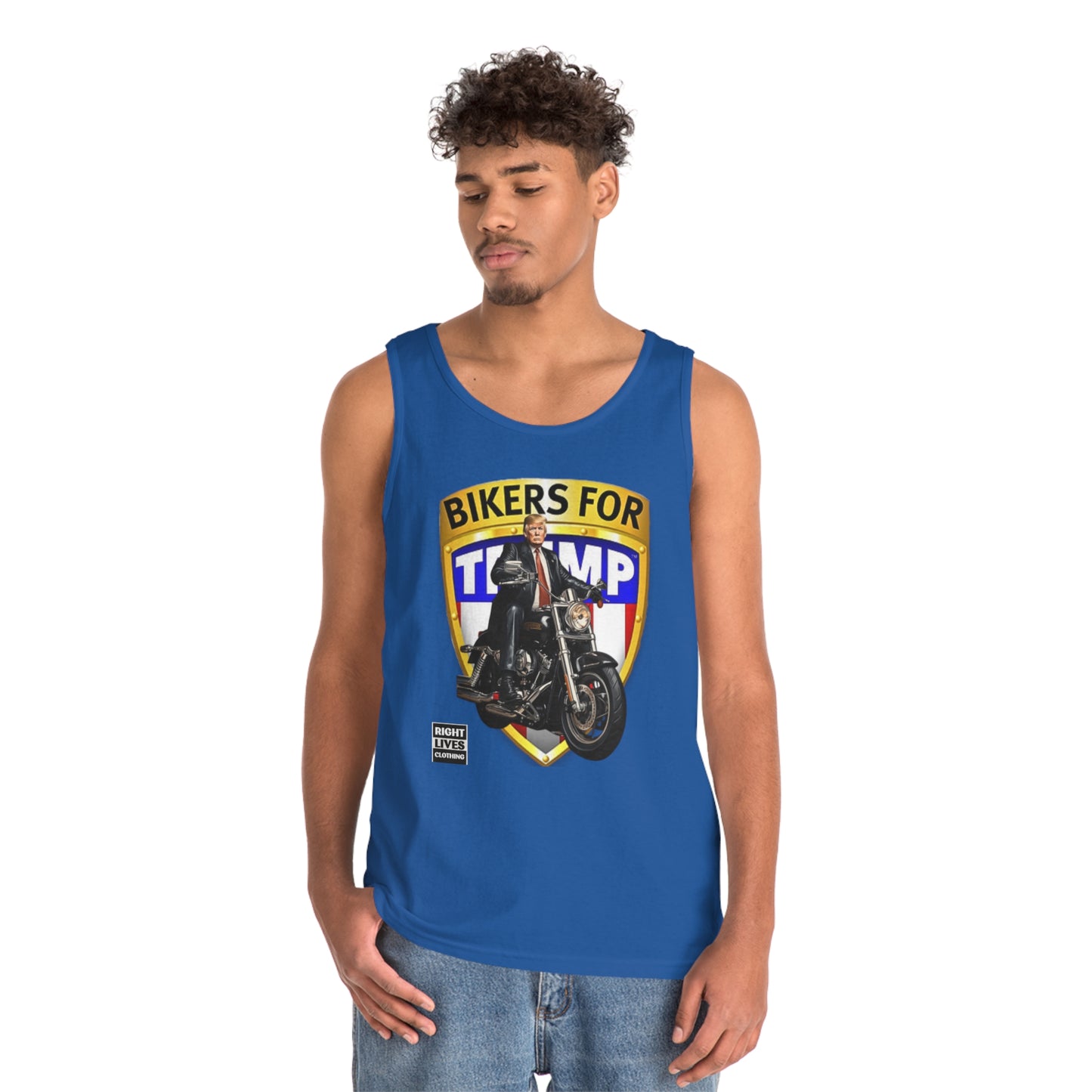 Bikers For Donald Trump Cotton Tank Top