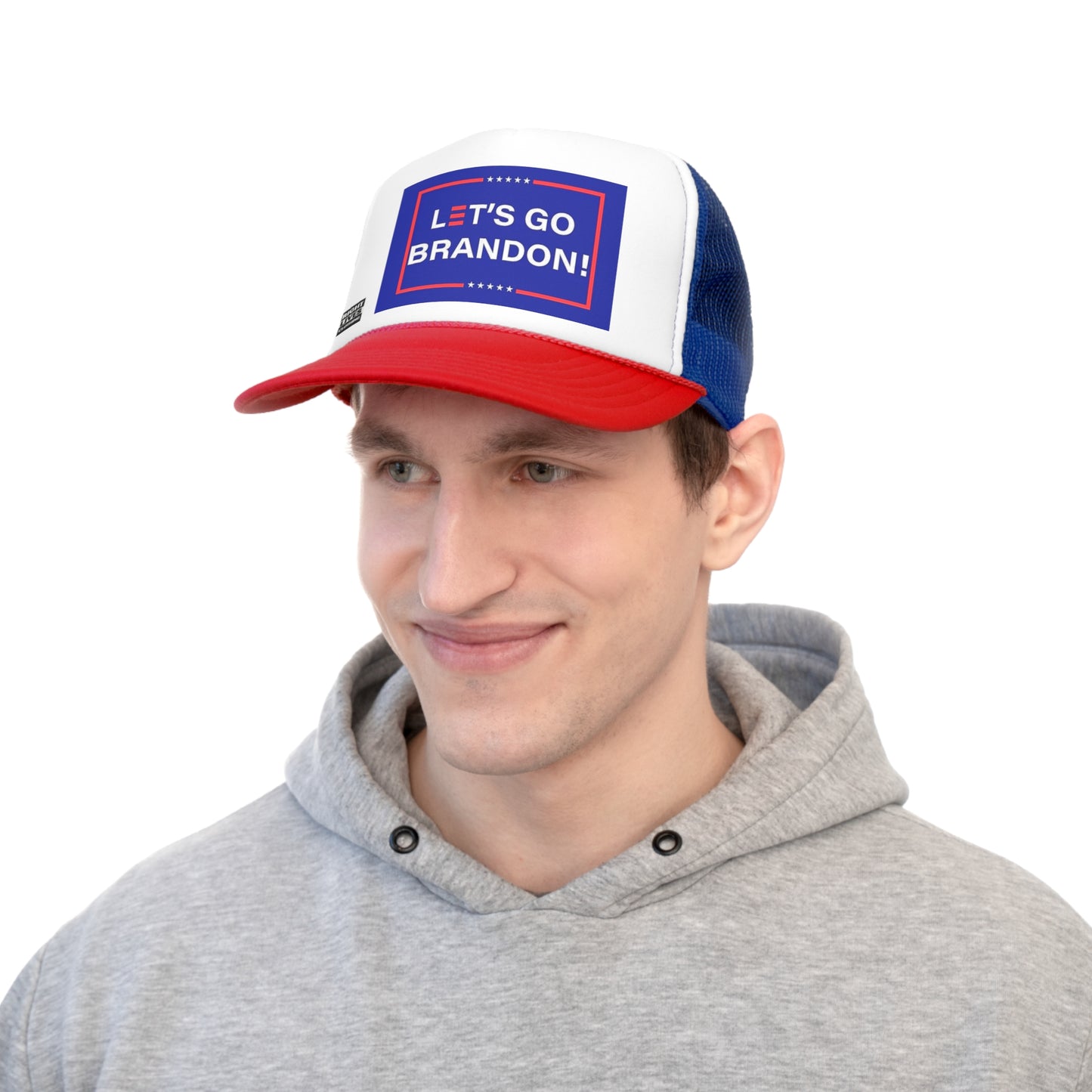 Lets Go Brandon Royal blue - Trucker Caps