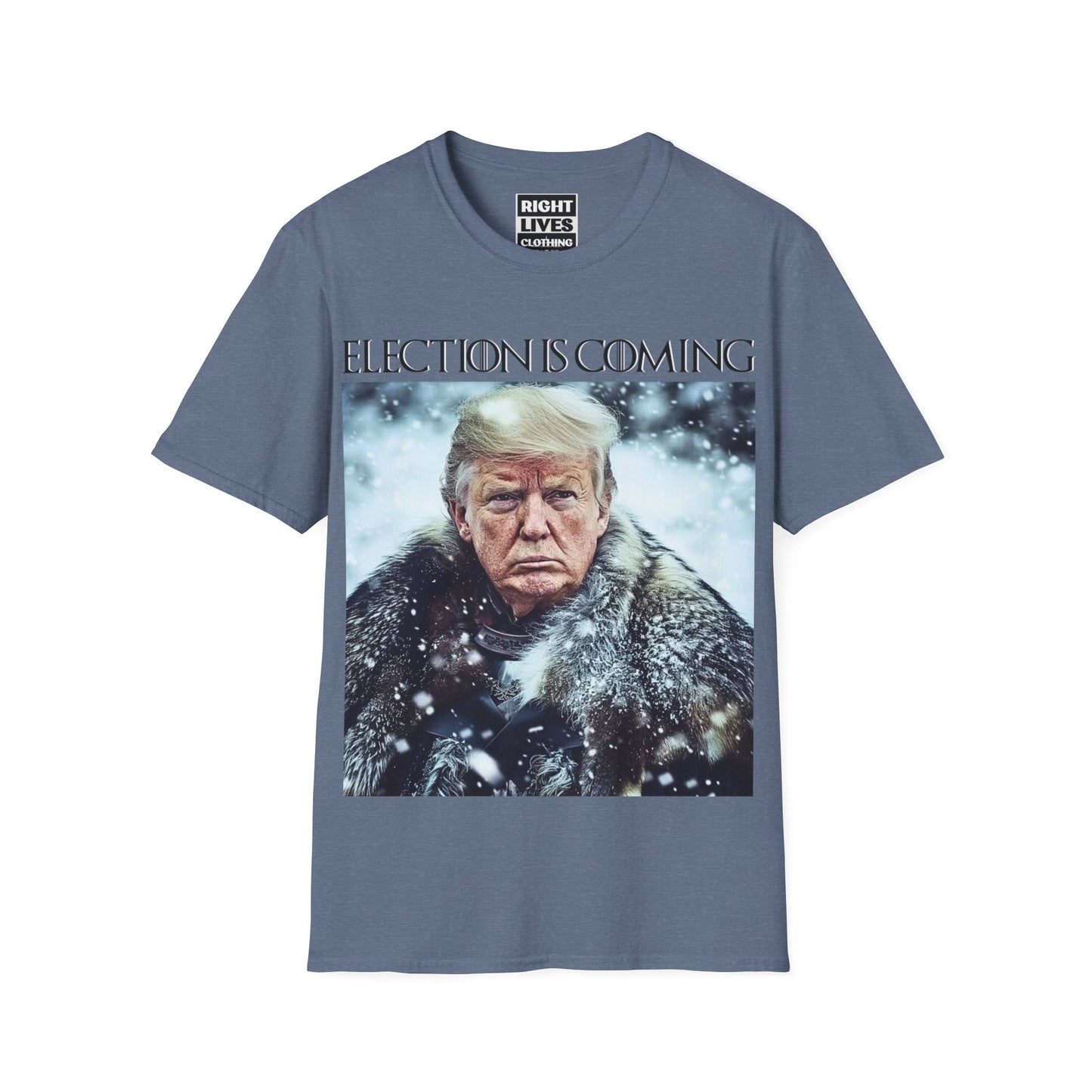 Donald Trump Election Is Coming Again T-shirt Light Blue