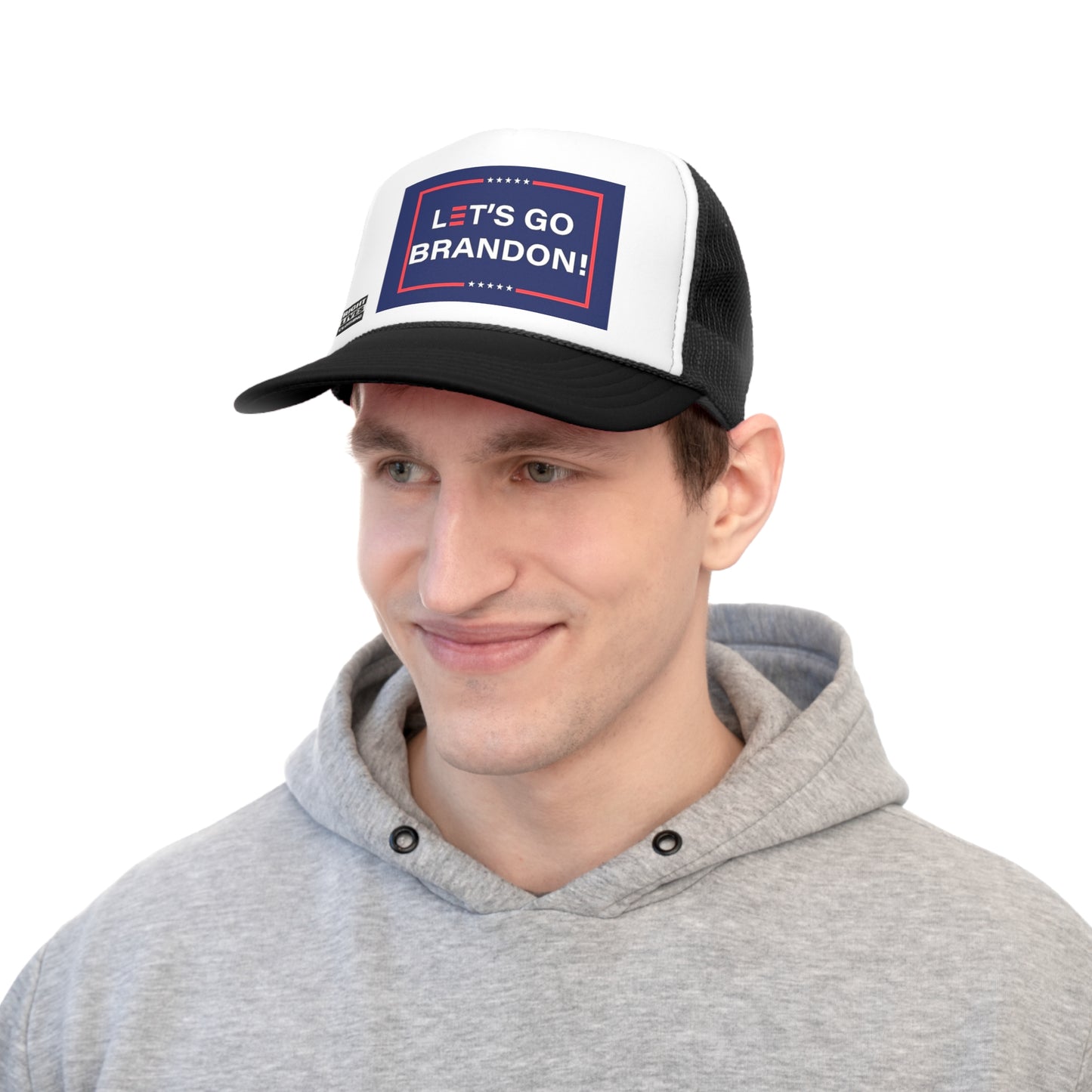 Lets Go Brandon Navy -Trucker Caps