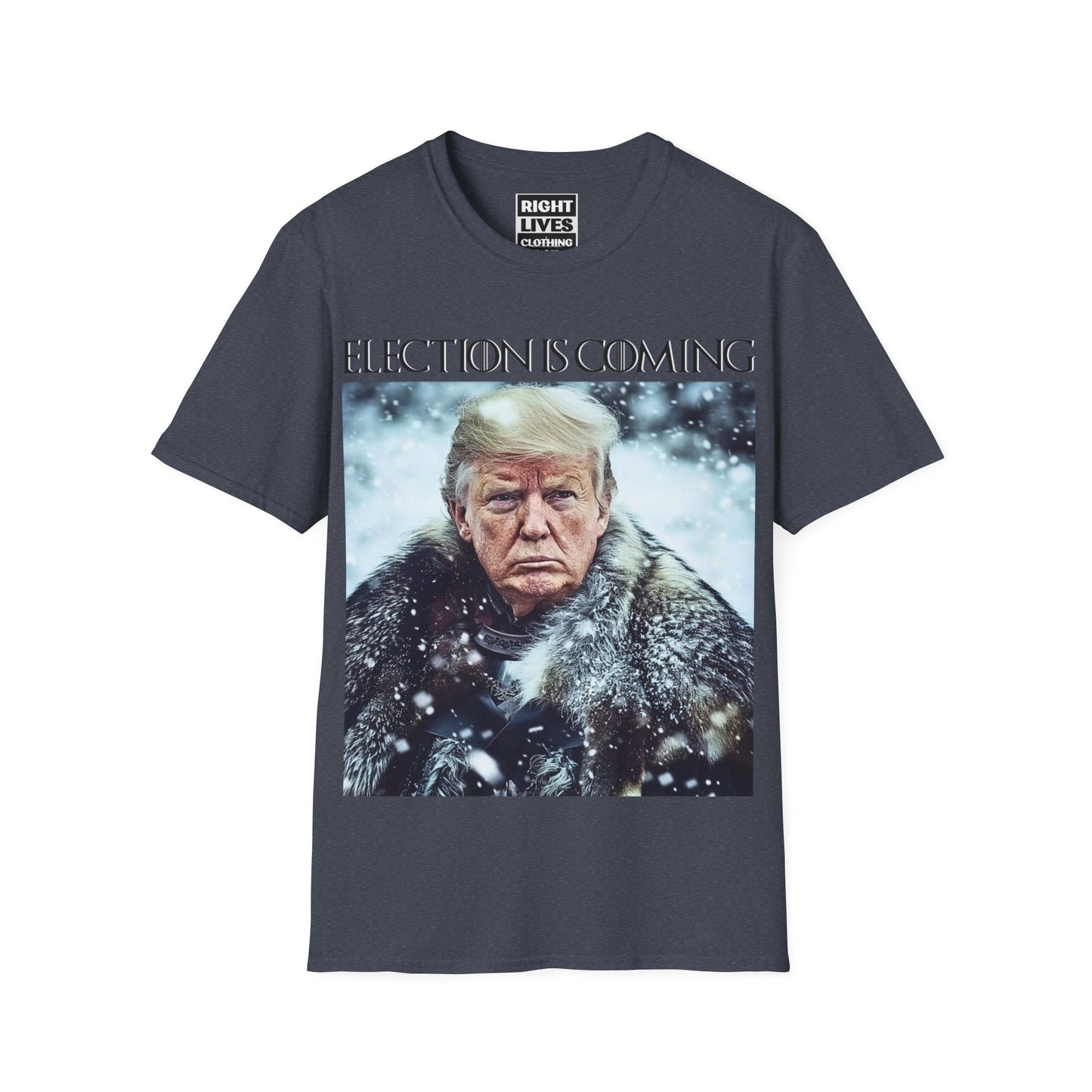 Donald Trump Election Is Coming Again T-shirt Light Blue