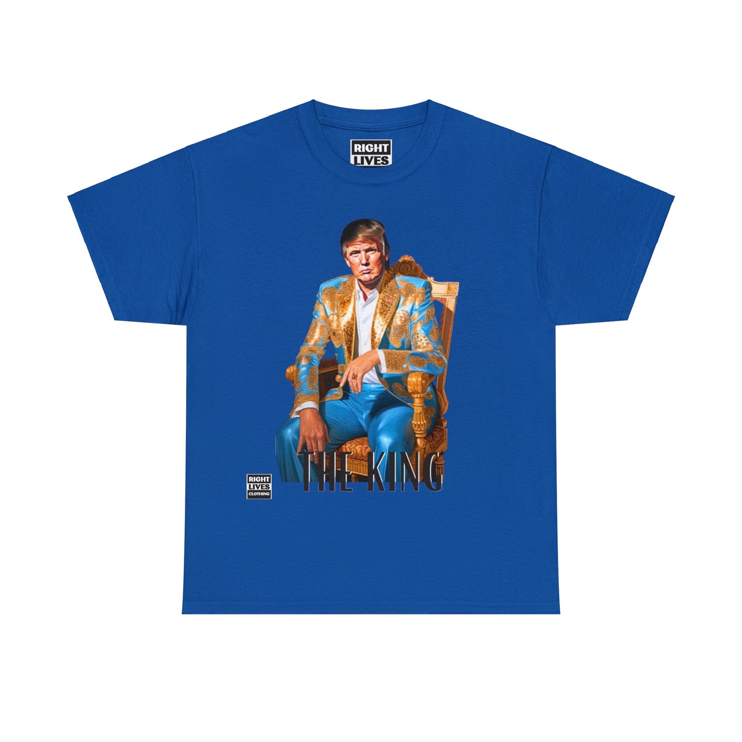 King Donald Trump Light Blue T-Shirt