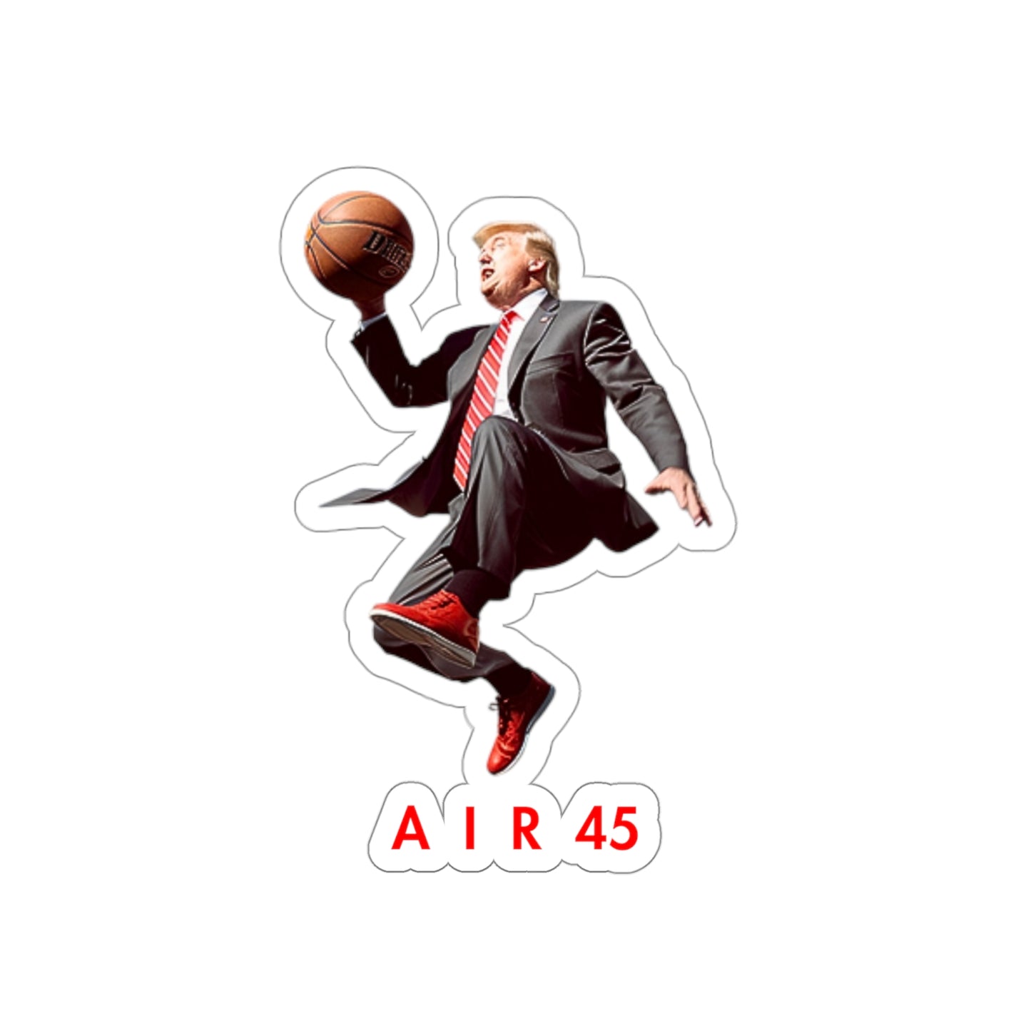 Air DT Free Throw Dunk Die-Cut Stickers