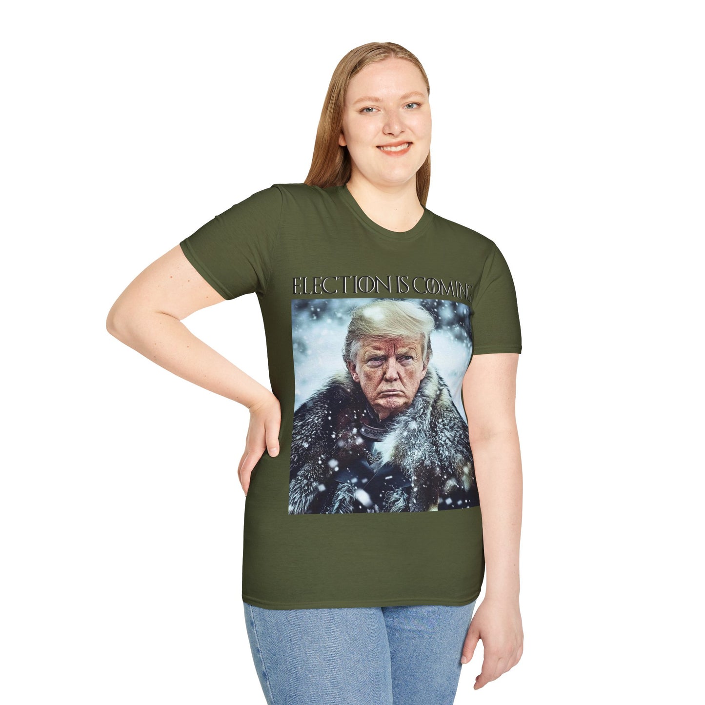 Donald Trump Election Is Coming Again T-shirt Light Blue