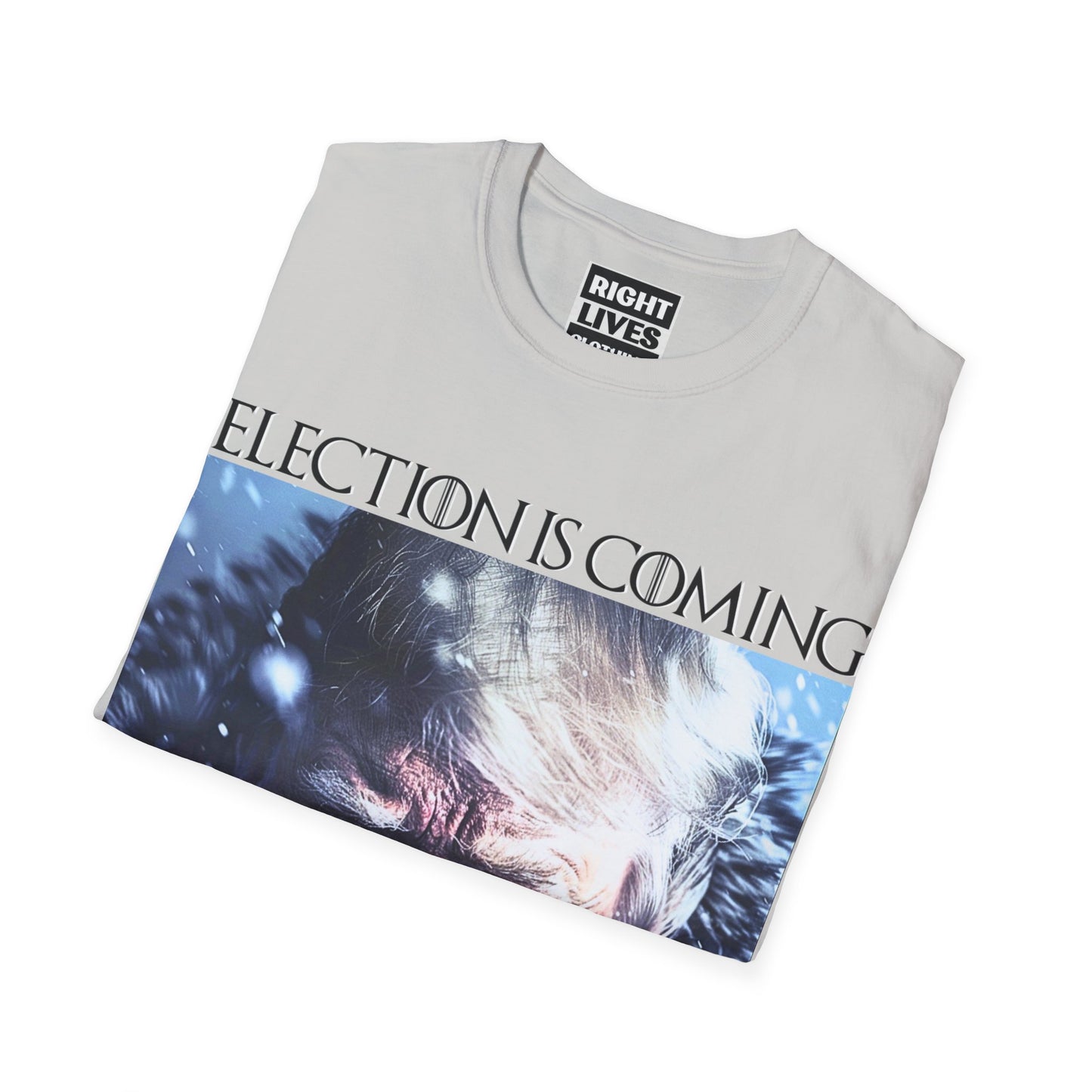 Election Is Coming Donald Trump T-Shirt Charcoal