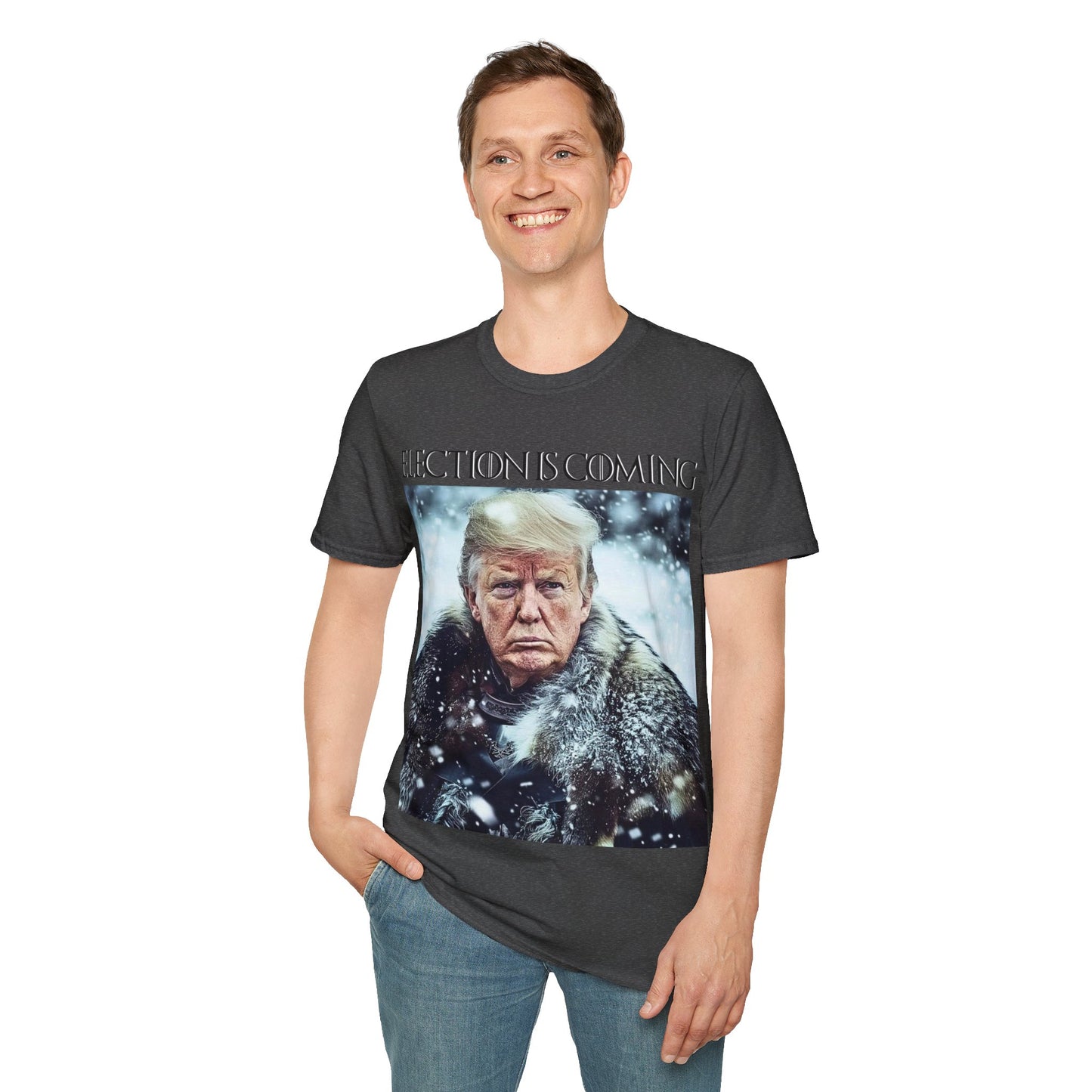Donald Trump Election Is Coming Again T-shirt Light Blue