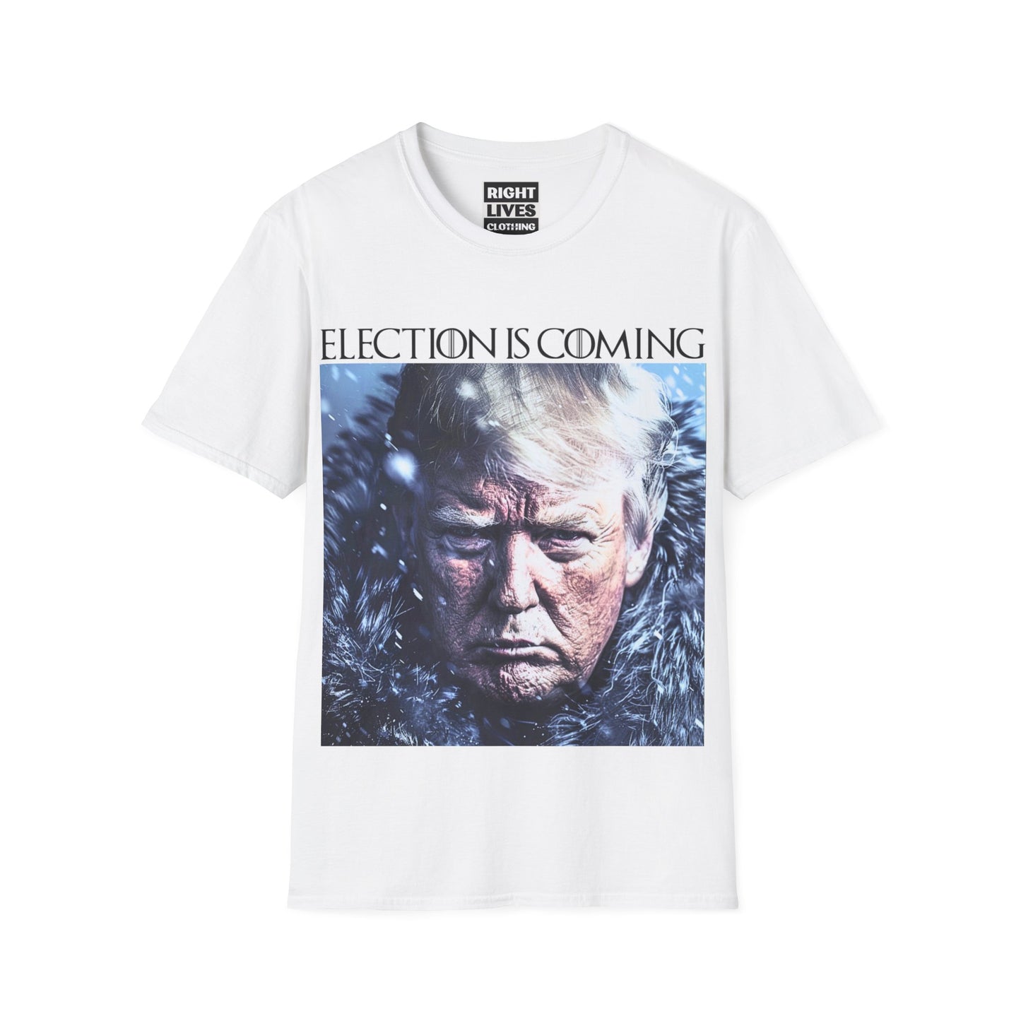 Election Is Coming Donald Trump T-Shirt Charcoal