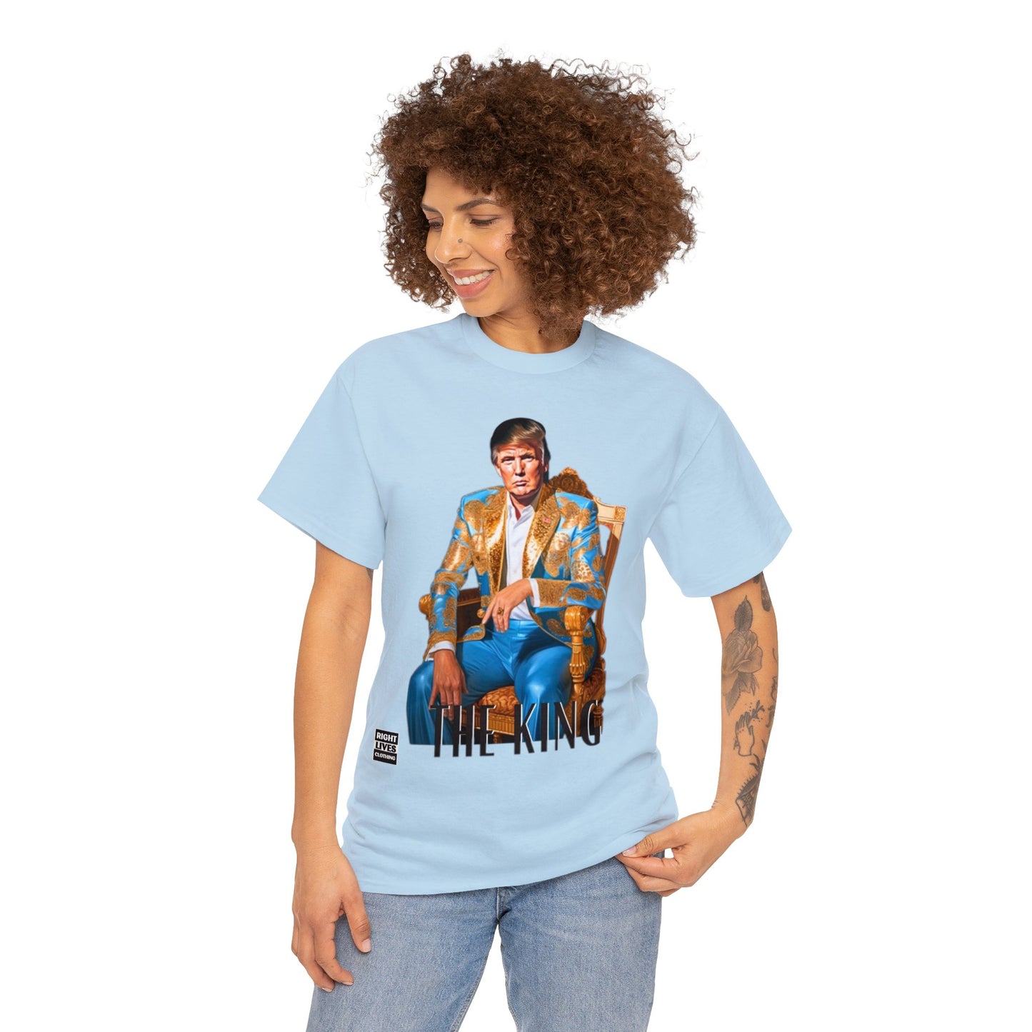 King Donald Trump Light Blue T-Shirt
