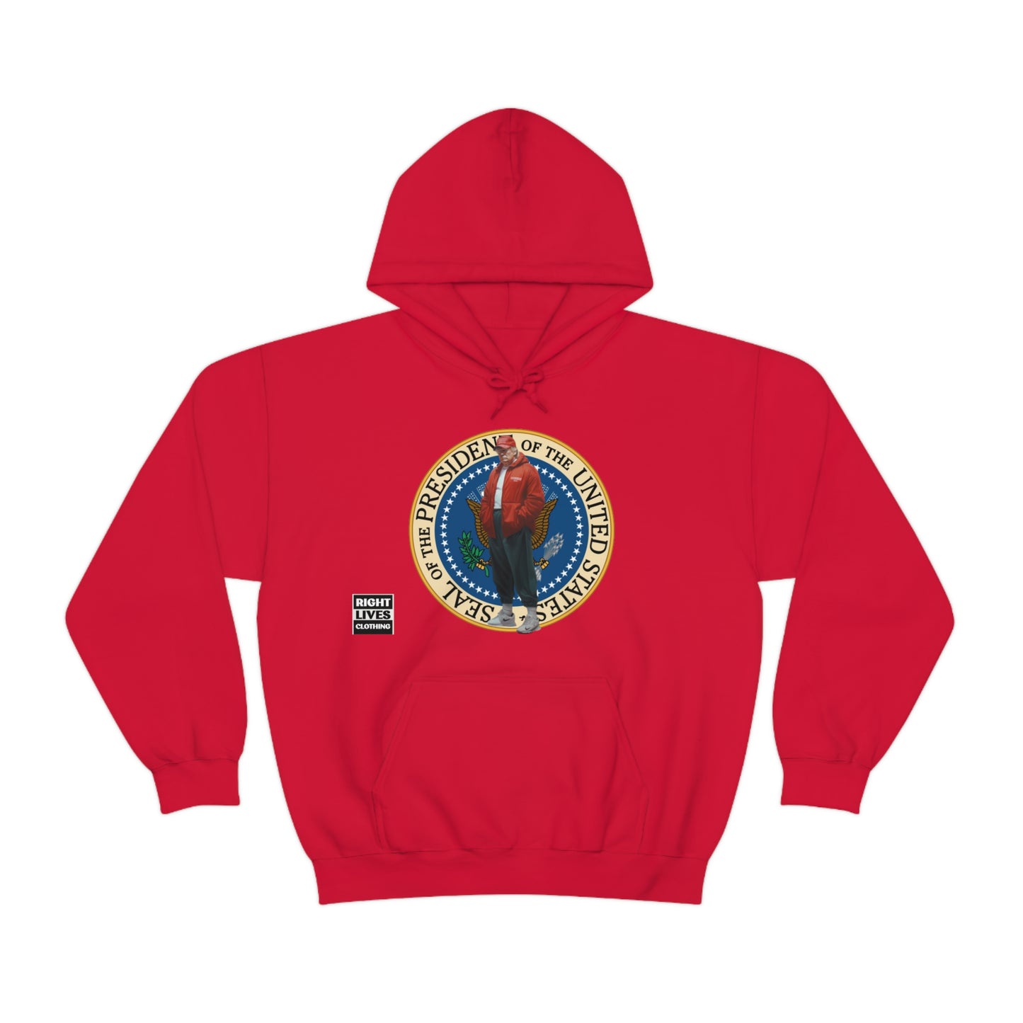 Donald Trump Street Pressy Seal Heavy Blend™ Hoodie