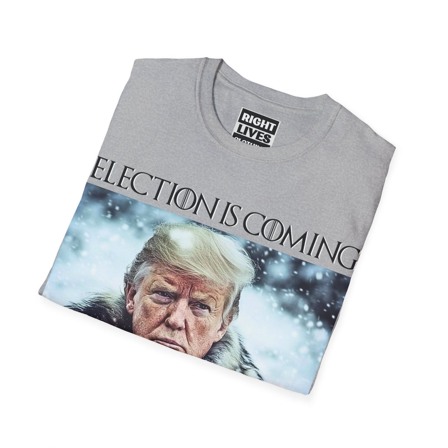 Donald Trump Election Is Coming Again T-shirt Light Blue