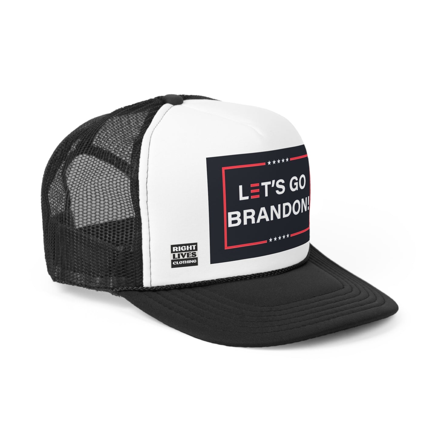 Lets Go Brandon Black - Trucker Caps