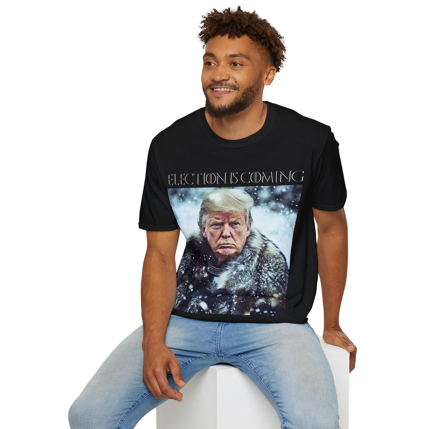 Donald Trump Election Is Coming Again T-shirt Light Blue