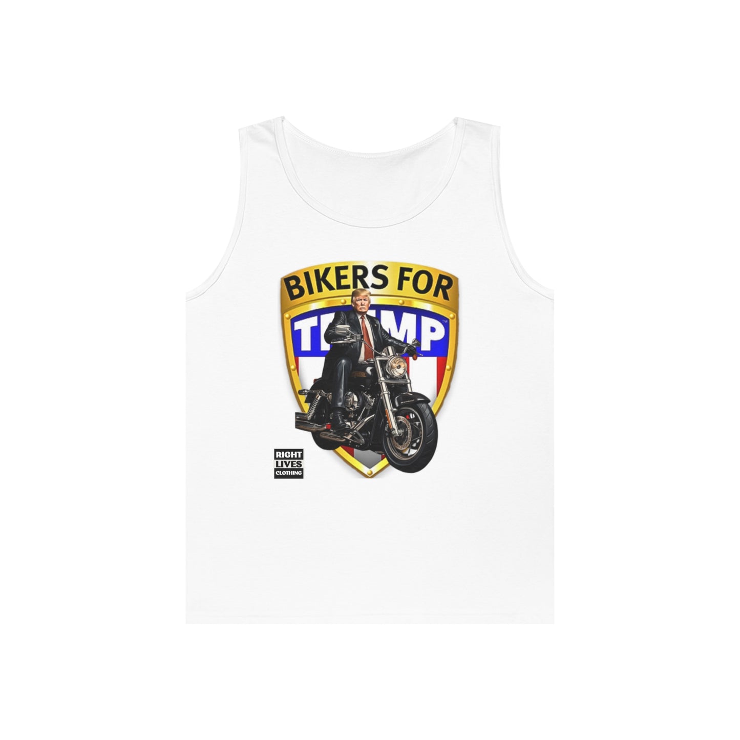Bikers For Donald Trump Cotton Tank Top