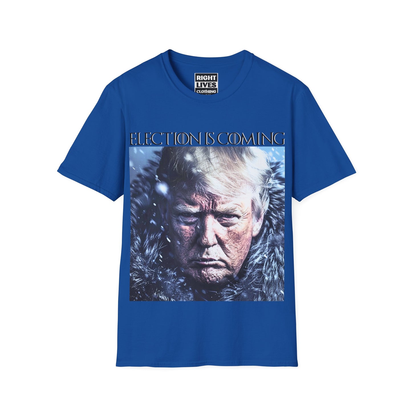 Election Is Coming Donald Trump T-Shirt Charcoal