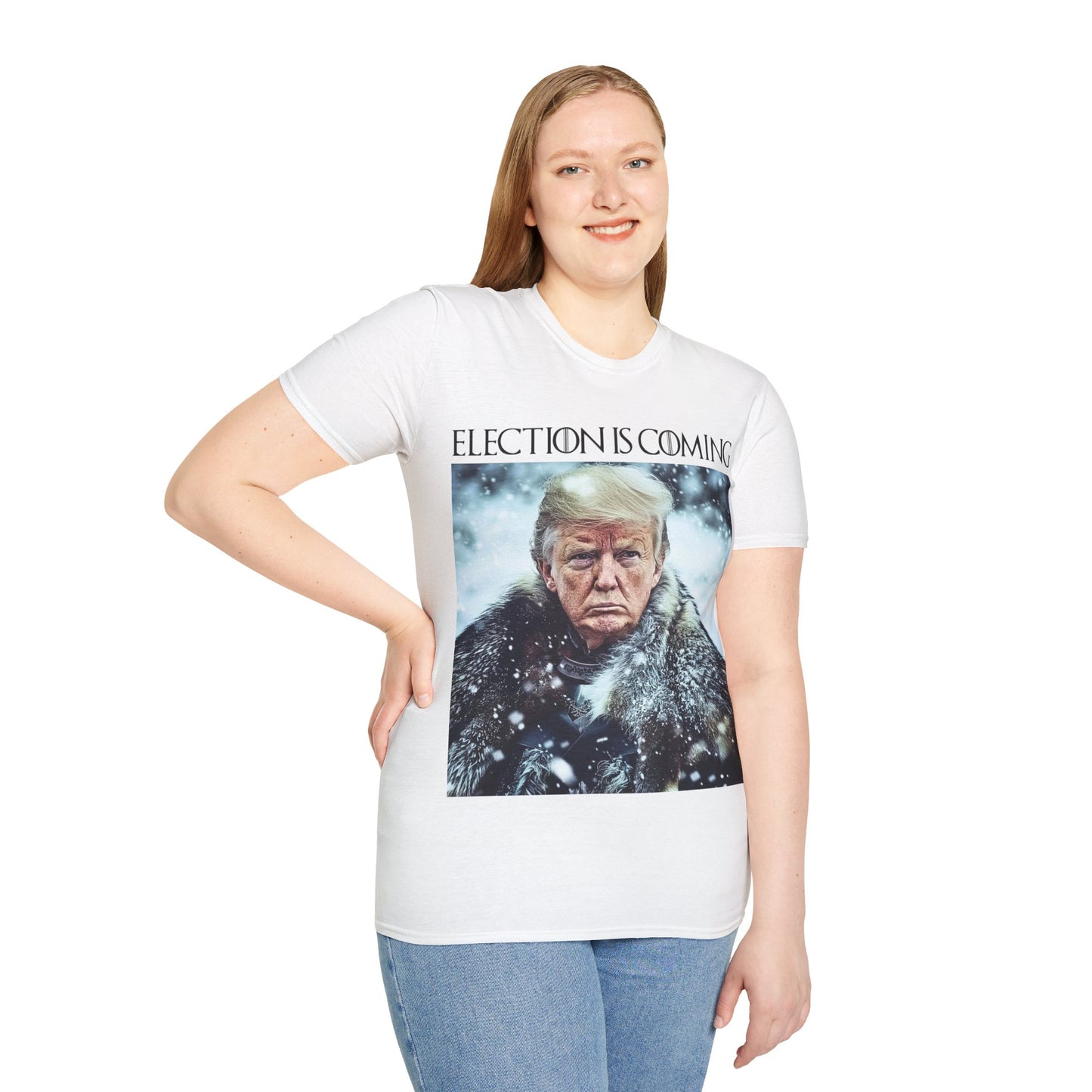 Donald Trump Election Is Coming Again T-shirt Light Blue