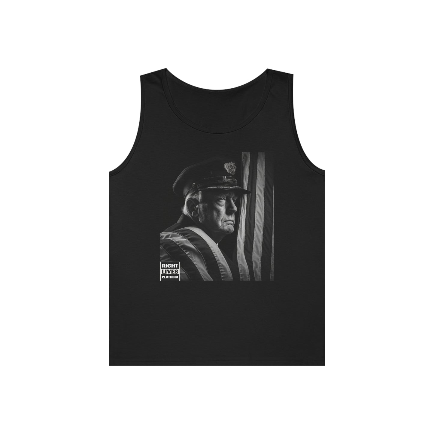 Trump Flag Tank - Unisex Heavy Cotton Tank Top