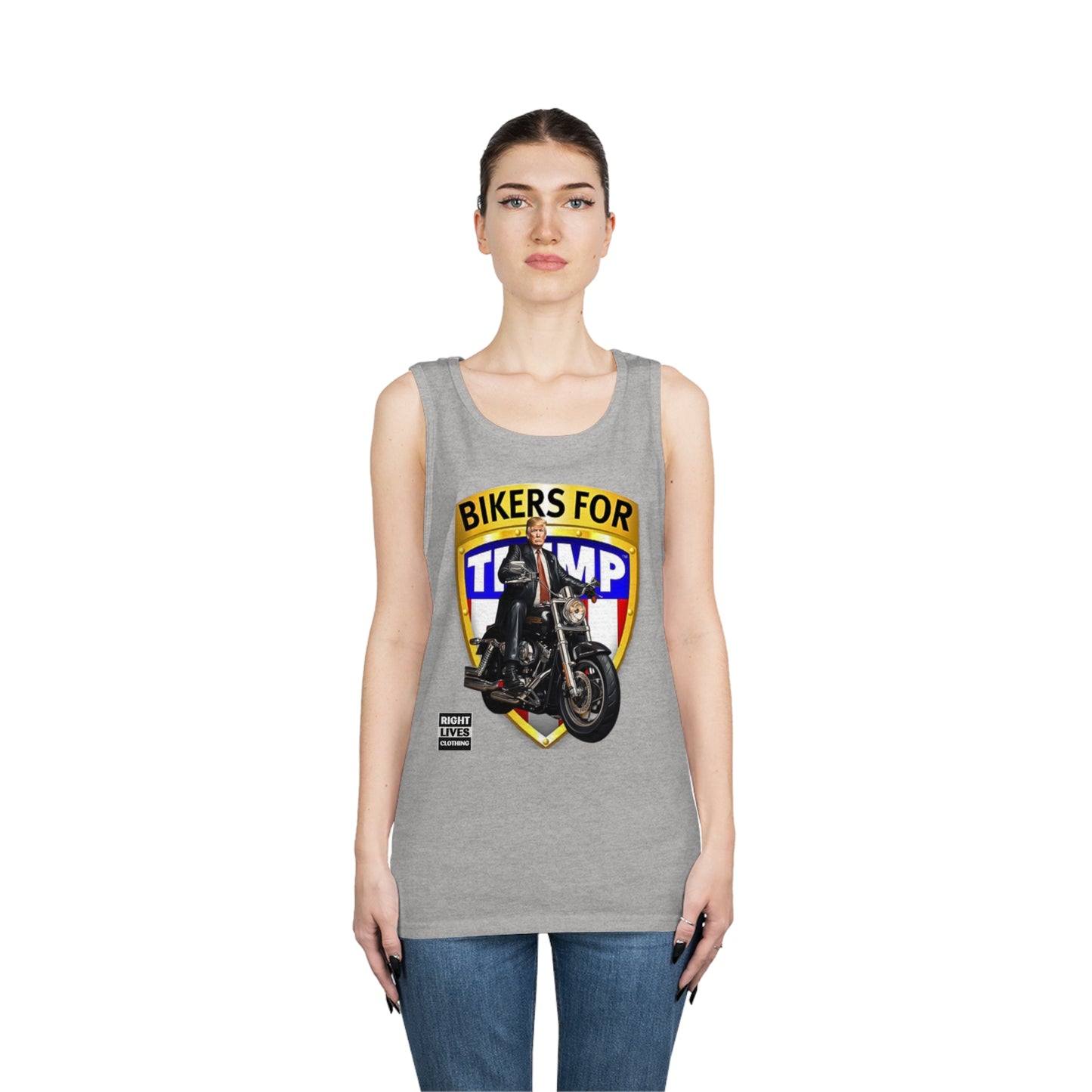 Bikers For Donald Trump Cotton Tank Top