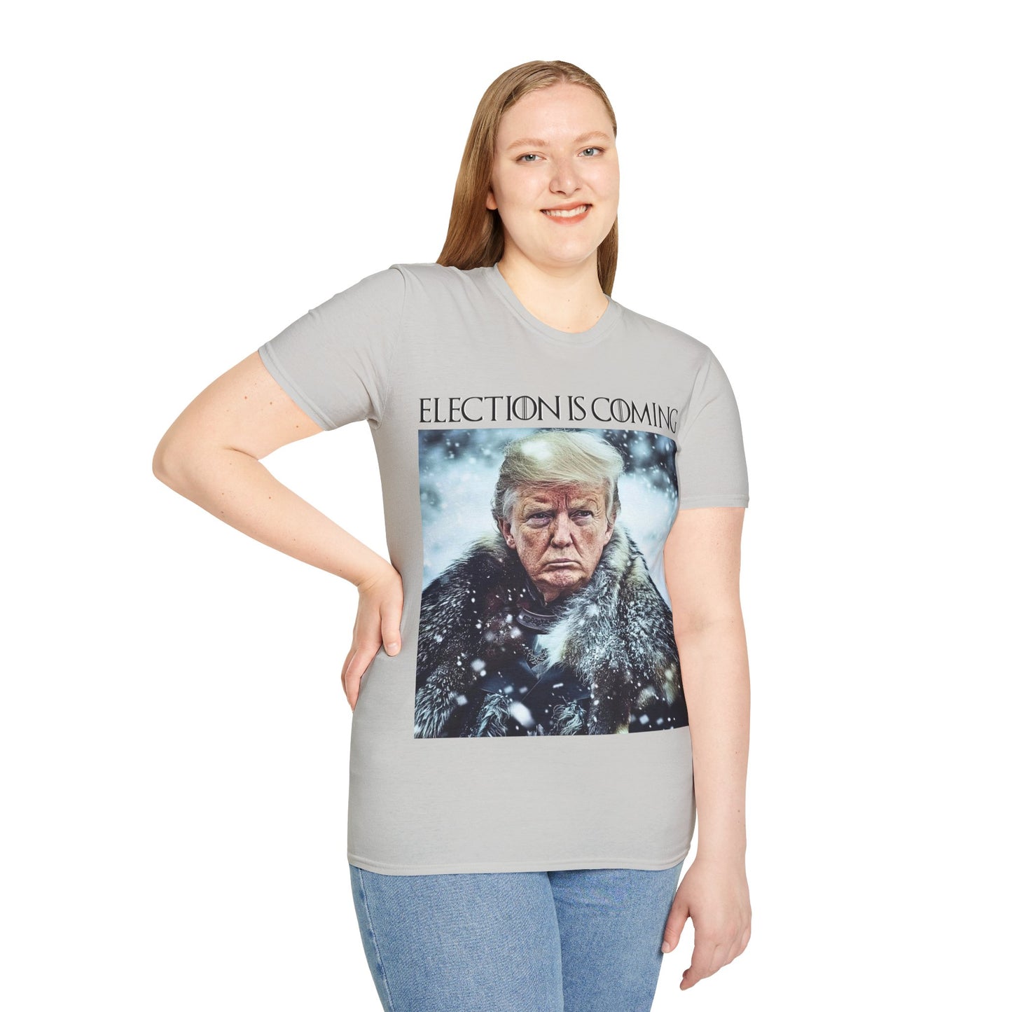 Donald Trump Election Is Coming Again T-shirt Light Blue