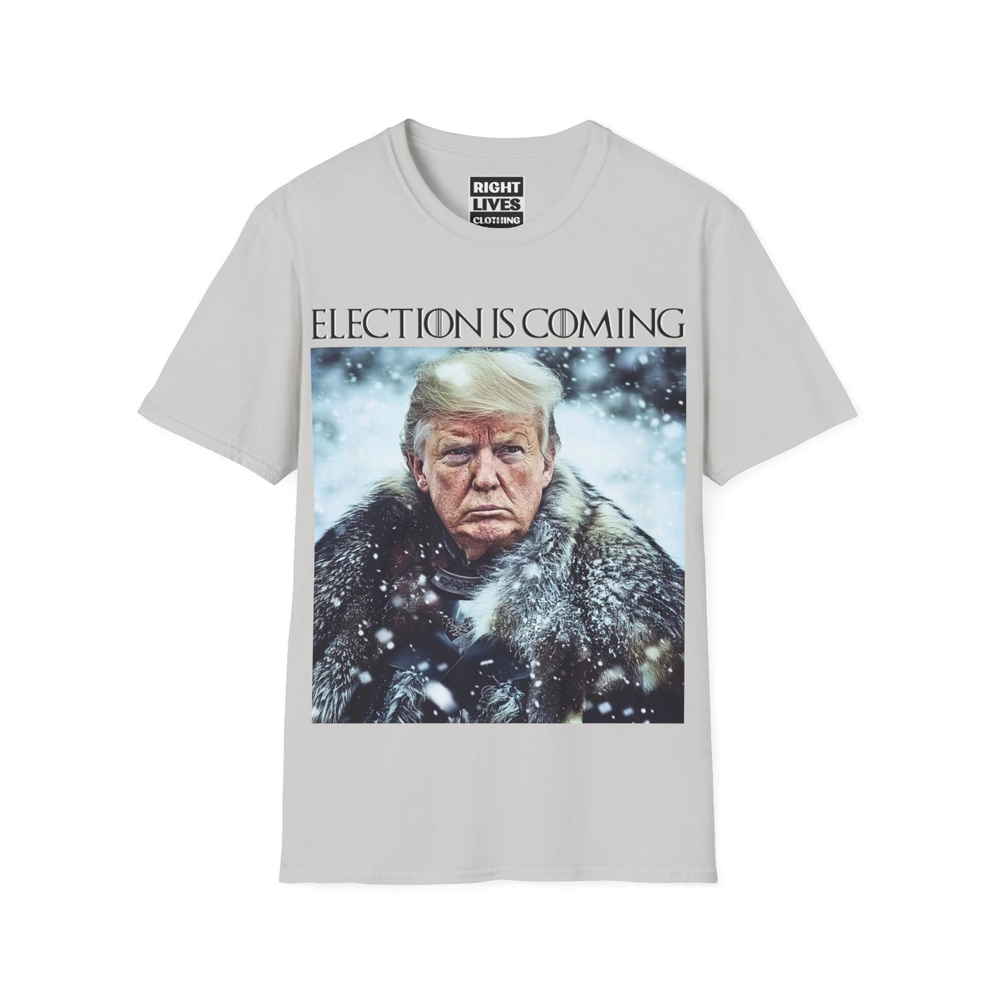 Donald Trump Election Is Coming Again T-shirt Light Blue