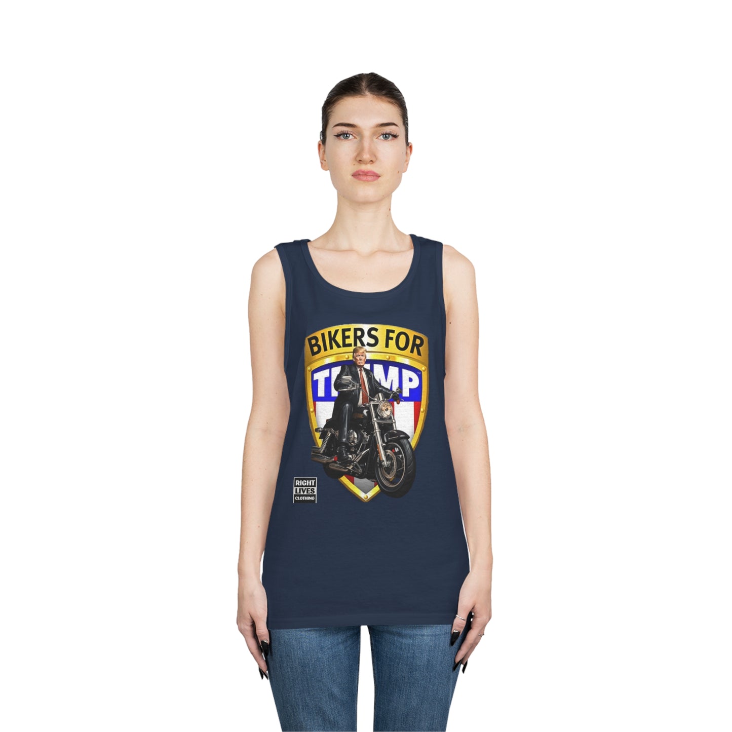 Bikers For Donald Trump Cotton Tank Top