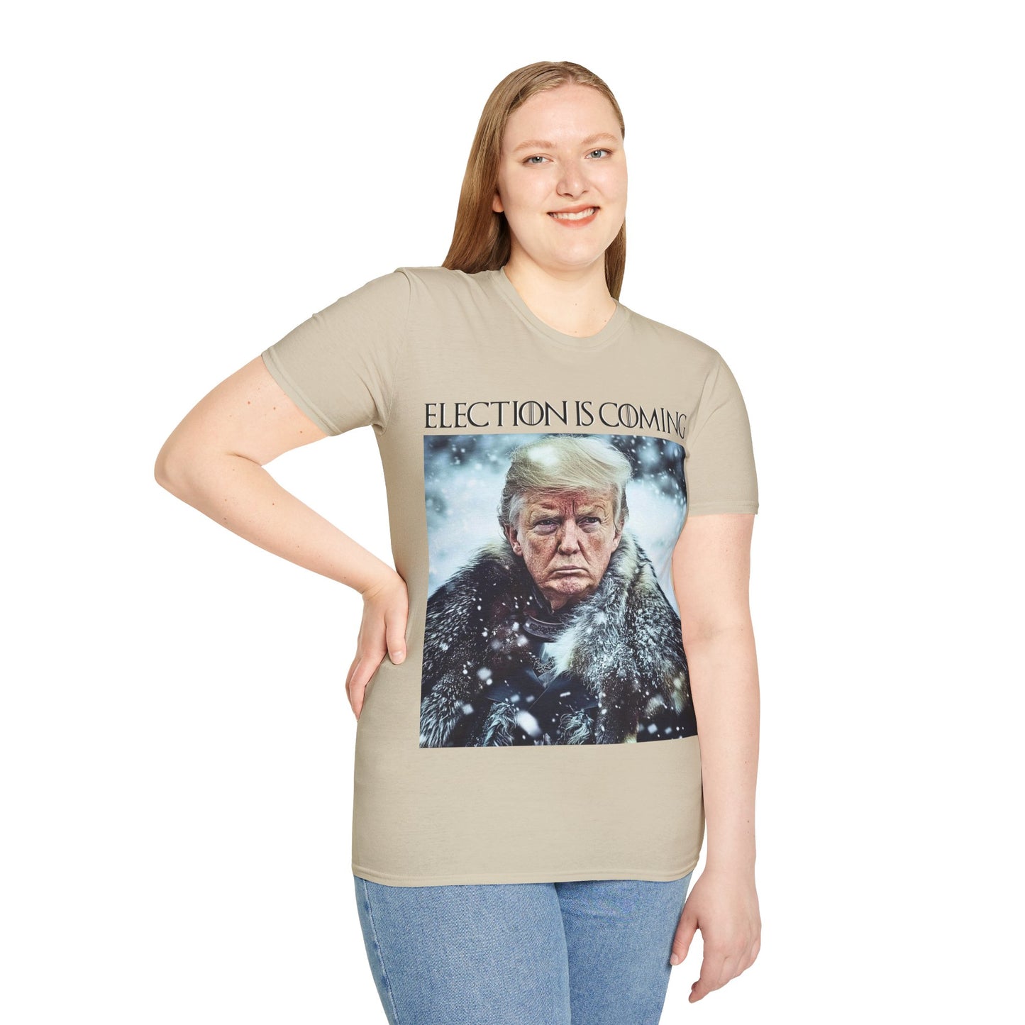 Donald Trump Election Is Coming Again T-shirt Light Blue