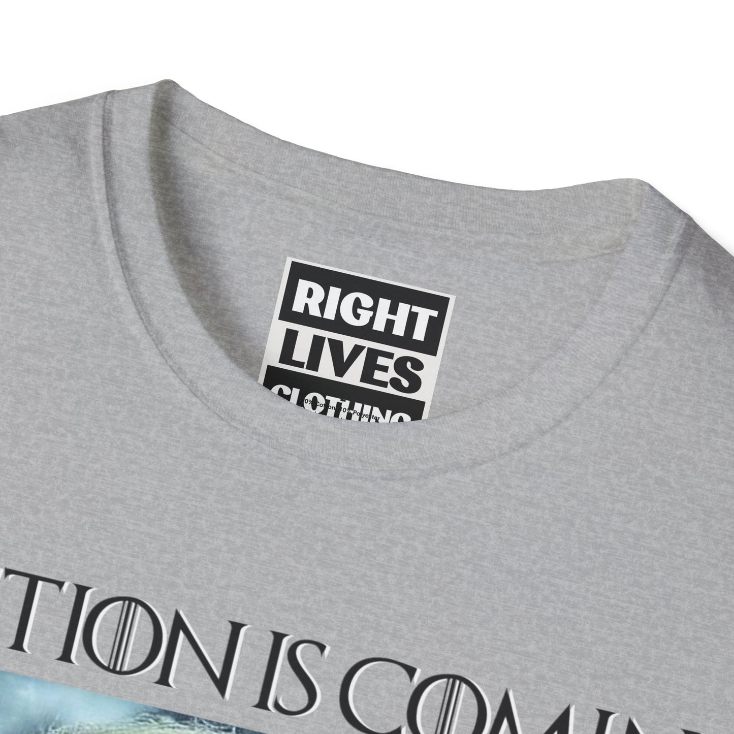 Donald Trump Election Is Coming Again T-shirt Light Blue