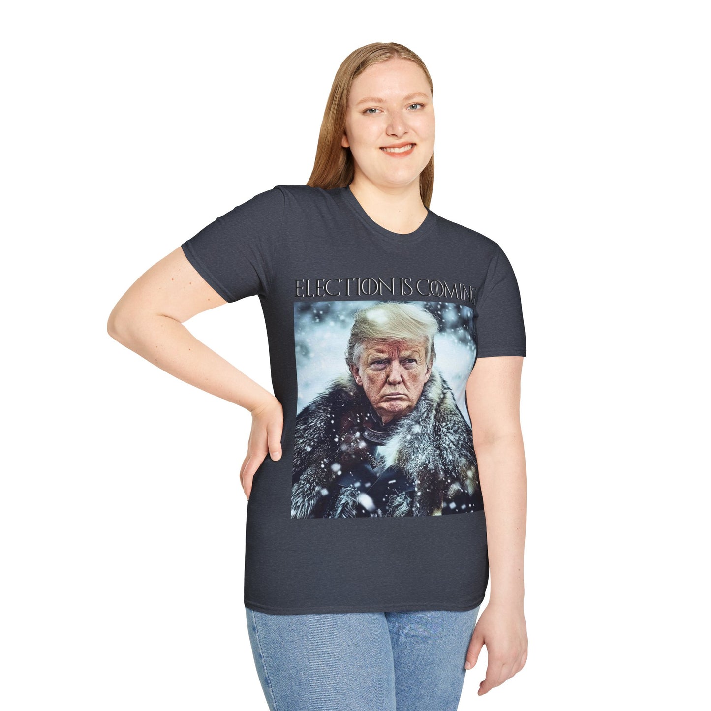Donald Trump Election Is Coming Again T-shirt Light Blue