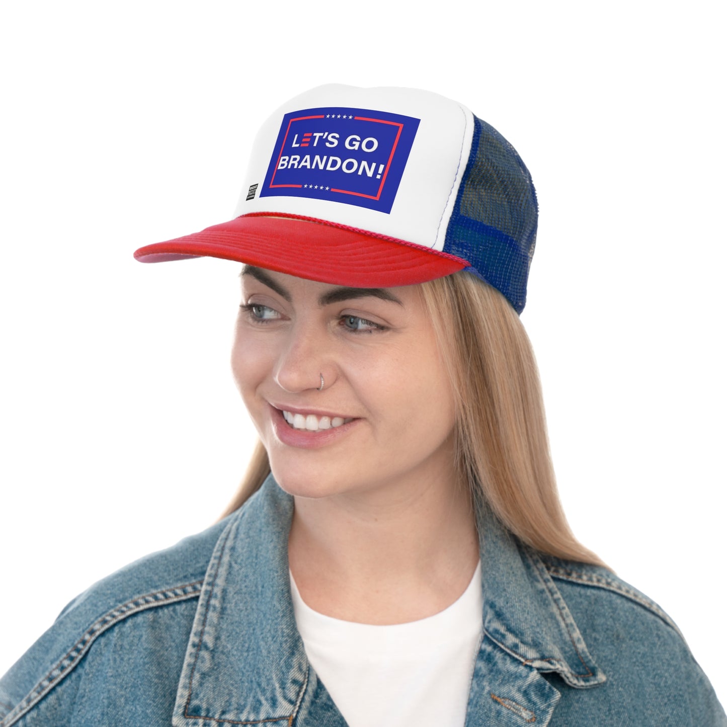 Lets Go Brandon Royal blue - Trucker Caps