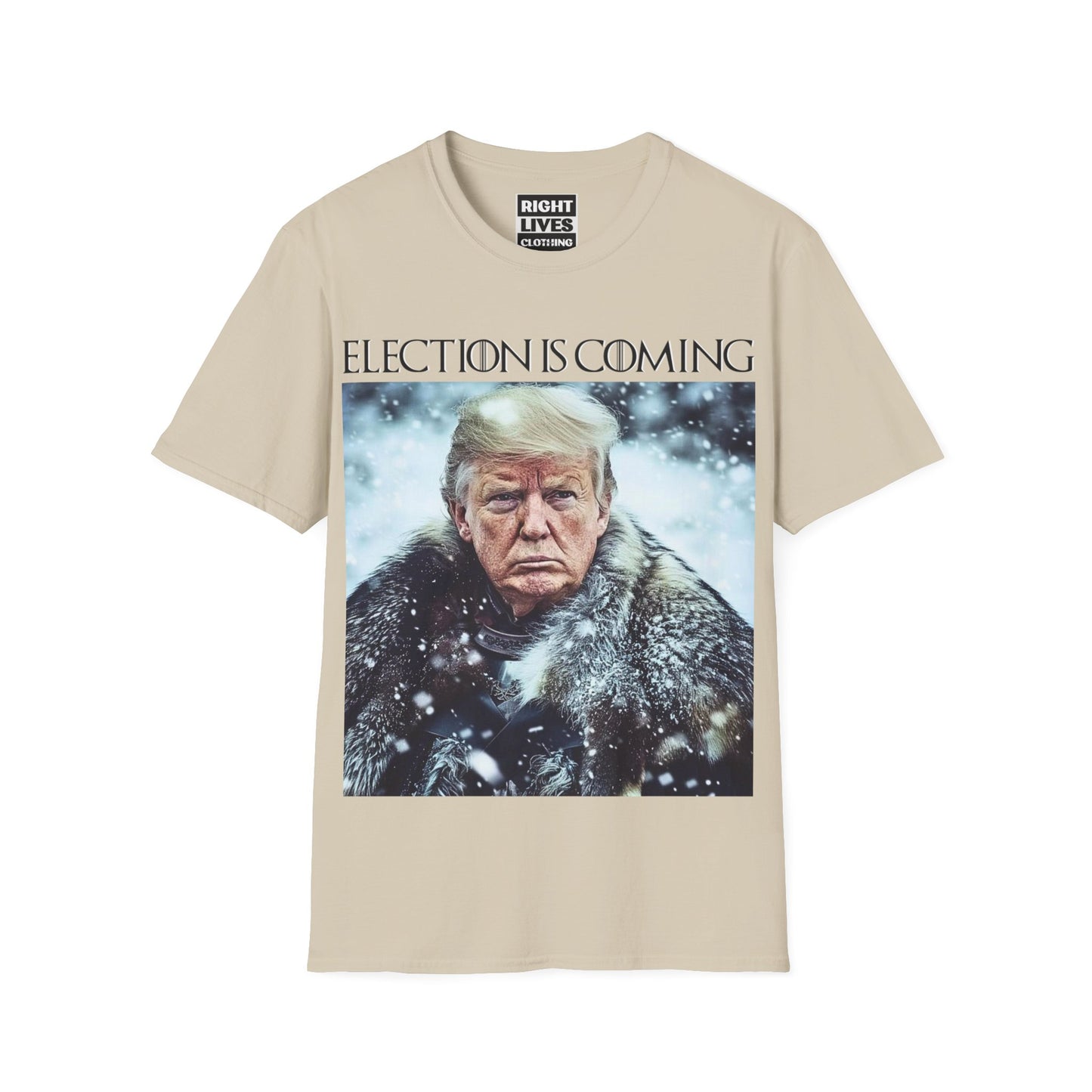 Donald Trump Election Is Coming Again T-shirt Light Blue