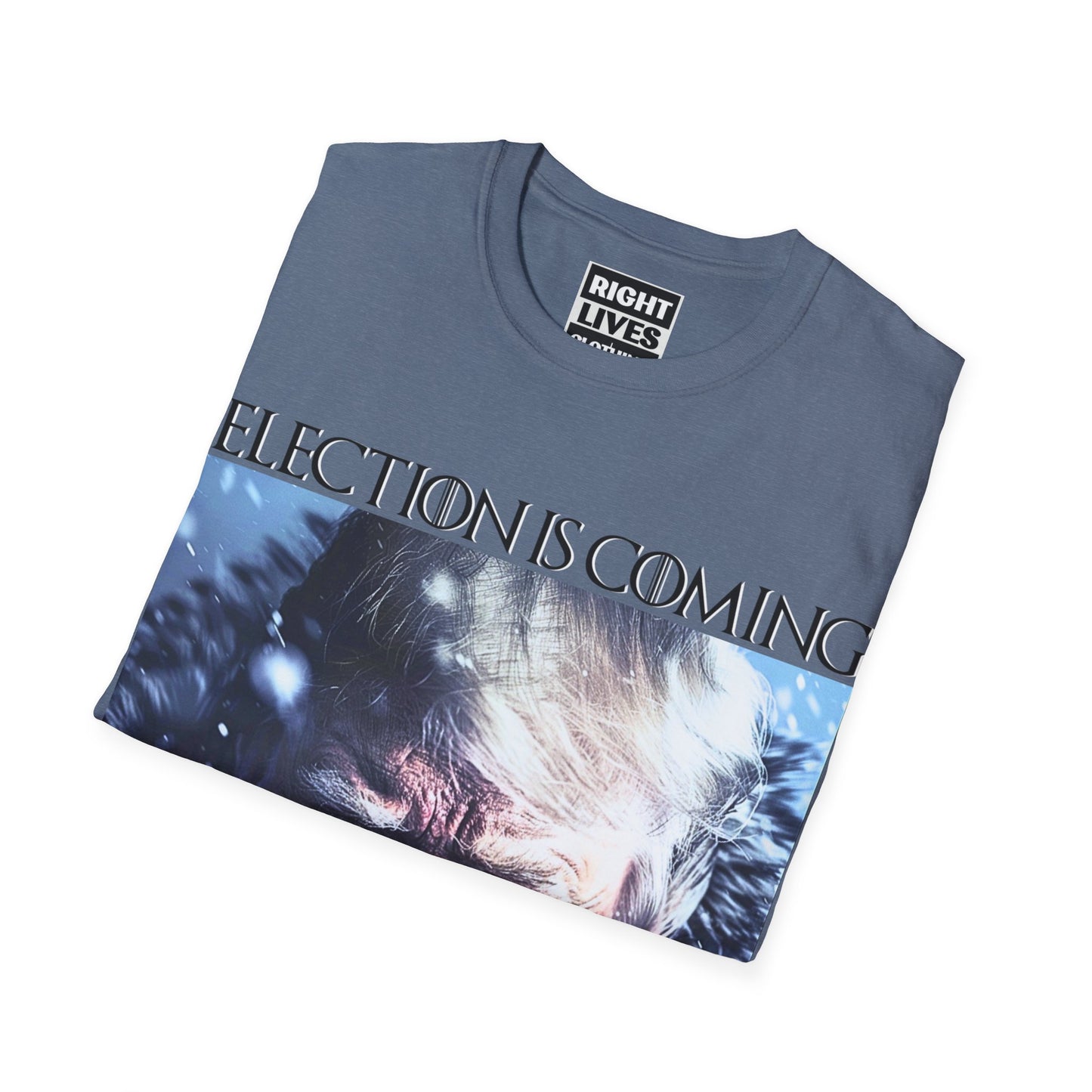 Election Is Coming Donald Trump T-Shirt Charcoal