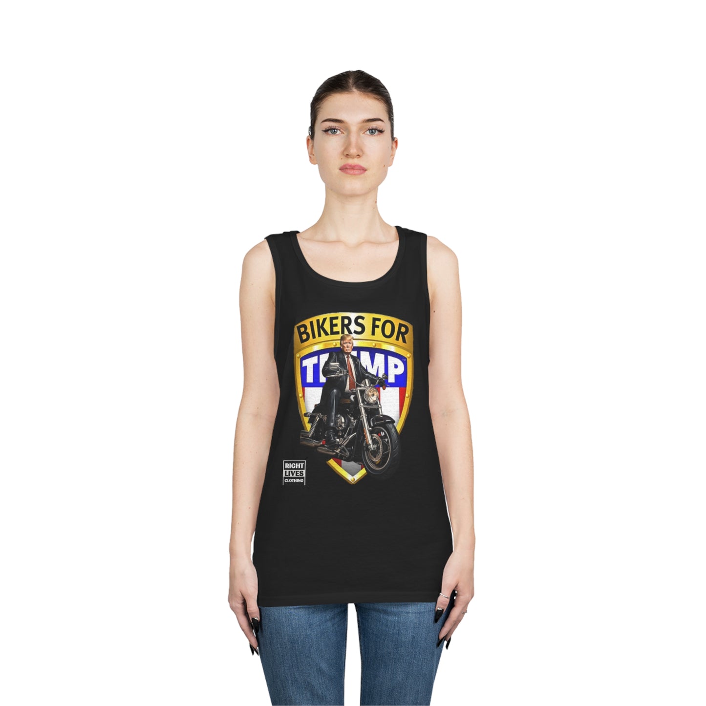 Bikers For Donald Trump Cotton Tank Top
