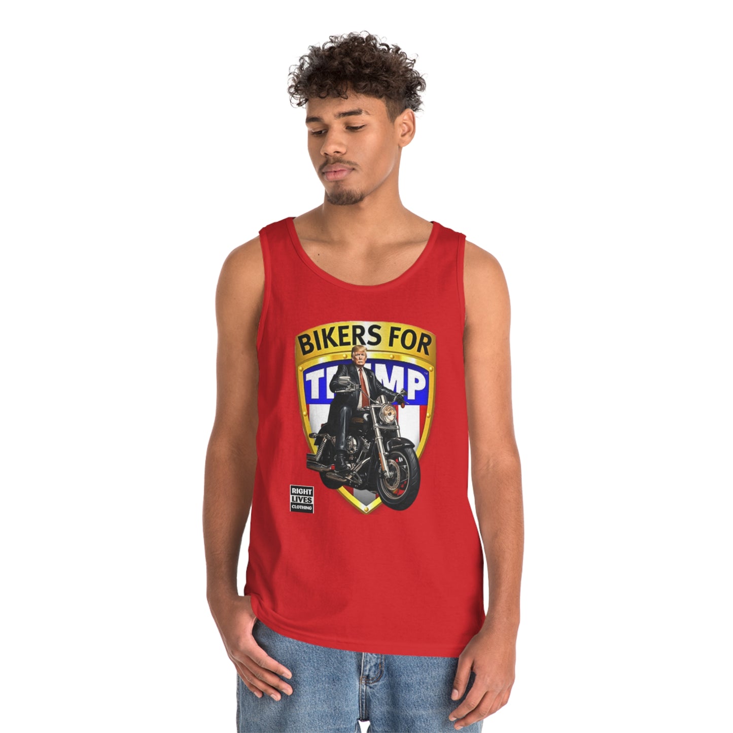 Bikers For Donald Trump Cotton Tank Top