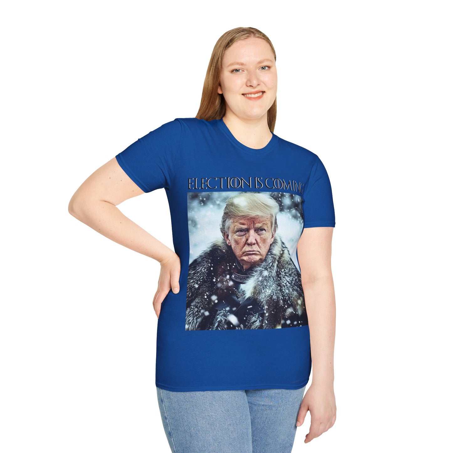 Donald Trump Election Is Coming Again T-shirt Light Blue