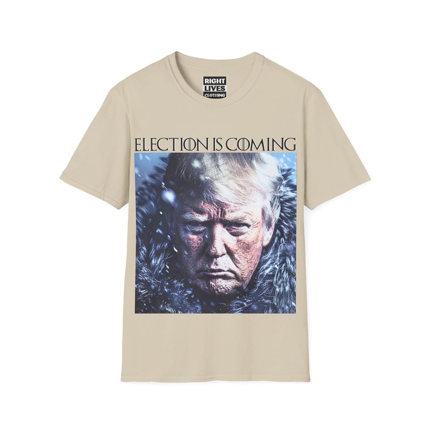 Election Is Coming Donald Trump T-Shirt Charcoal